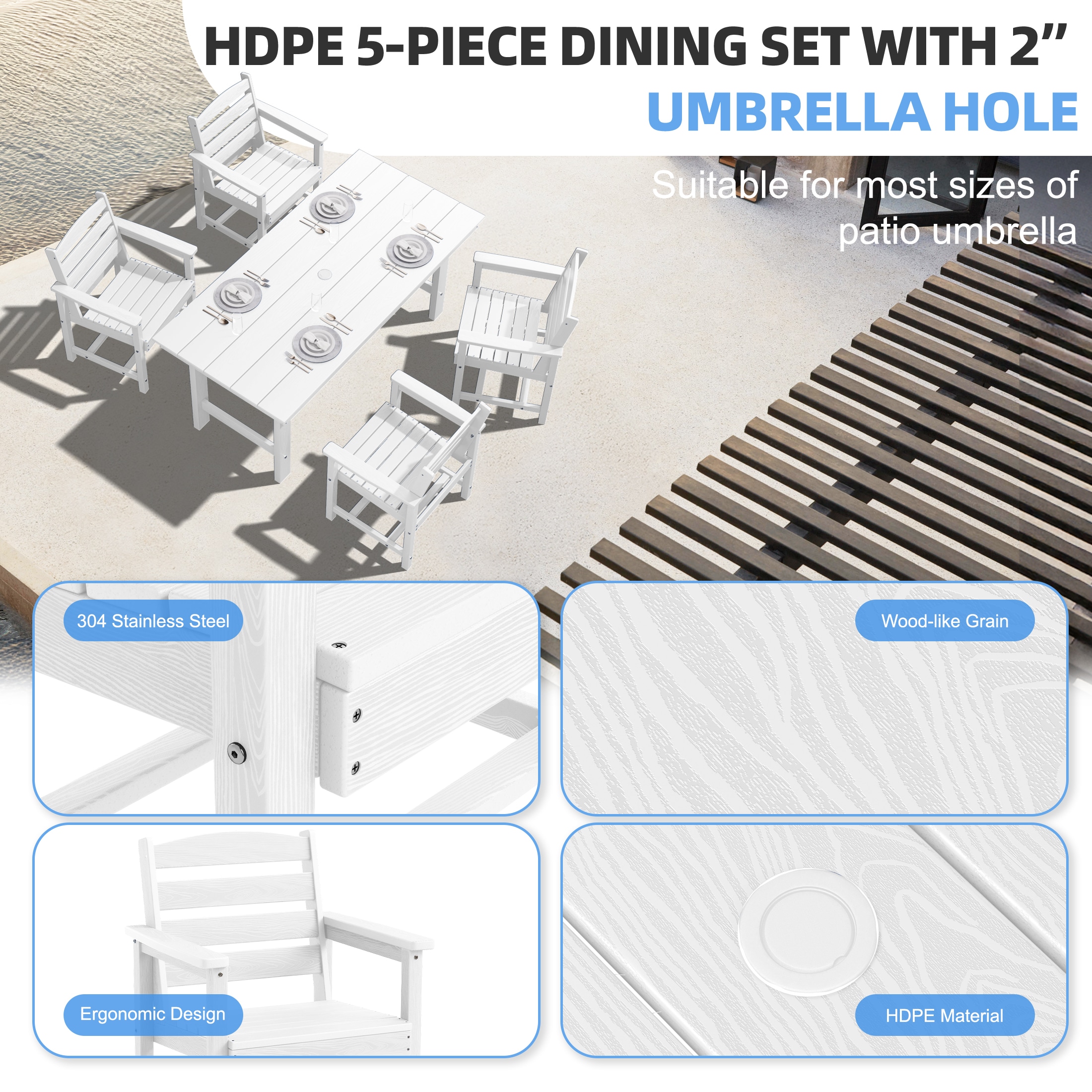 JEAREY PESFJJK-02-GK Patio-Dining-Sets - View #4