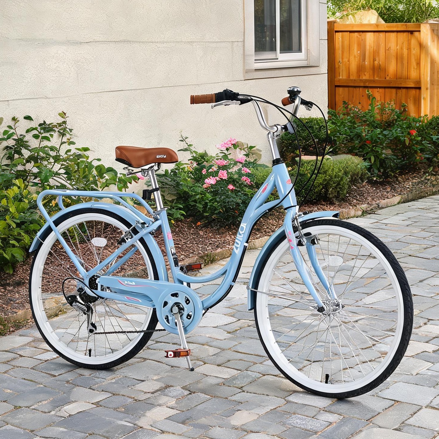 Naturefalls Outdoor Bikes combining Adjustable Design and 24 in with Blue Steel and Rich Blue