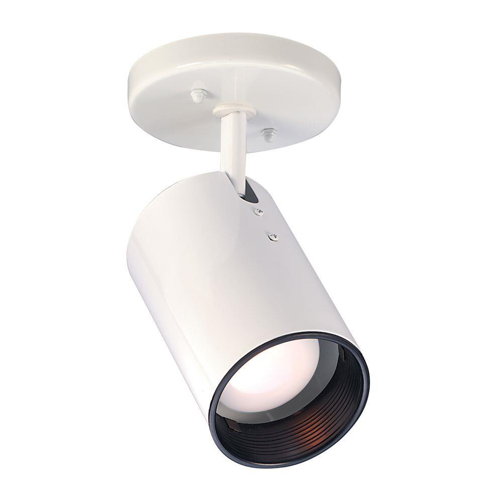  LW-SC511280 1-Light 5-in White Flush Mount Light