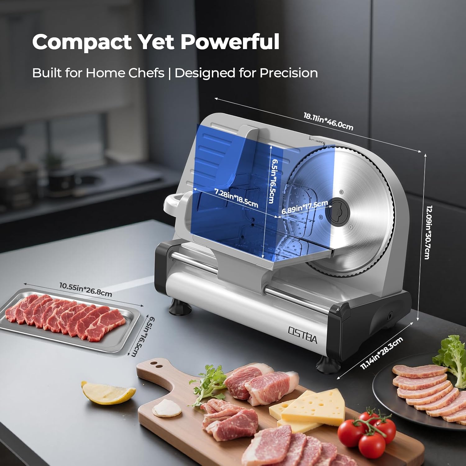OSTBA SL5383D12C-200W Food-Slicers - View #2