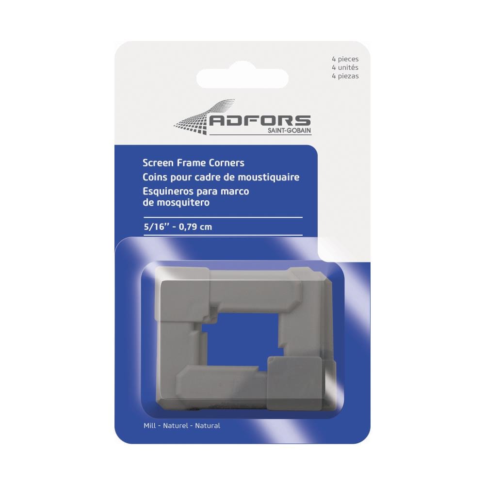 Saint-Gobain ADFORS 4-Pack 0.875-in Clear Clips at