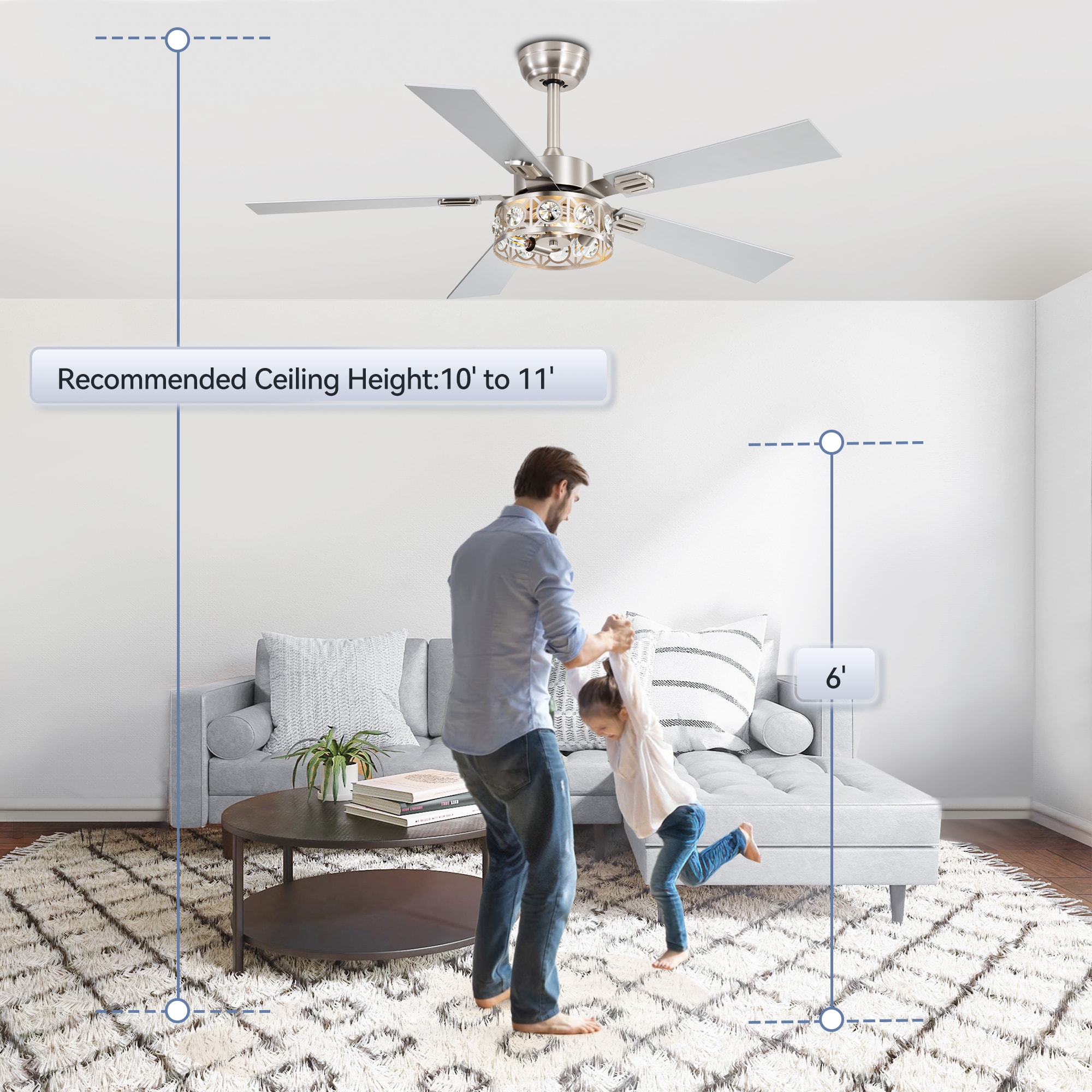 Breezary 35059-SN Ceiling-Fans - View #16