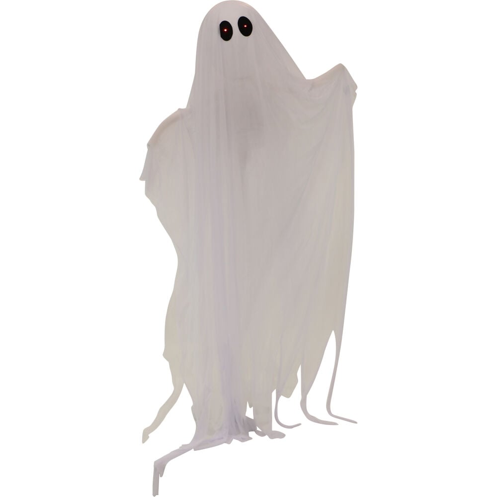 Haunted Hill Farm HHGHST-4FLSA Freestanding Talking Lighted Ghost Animatronic