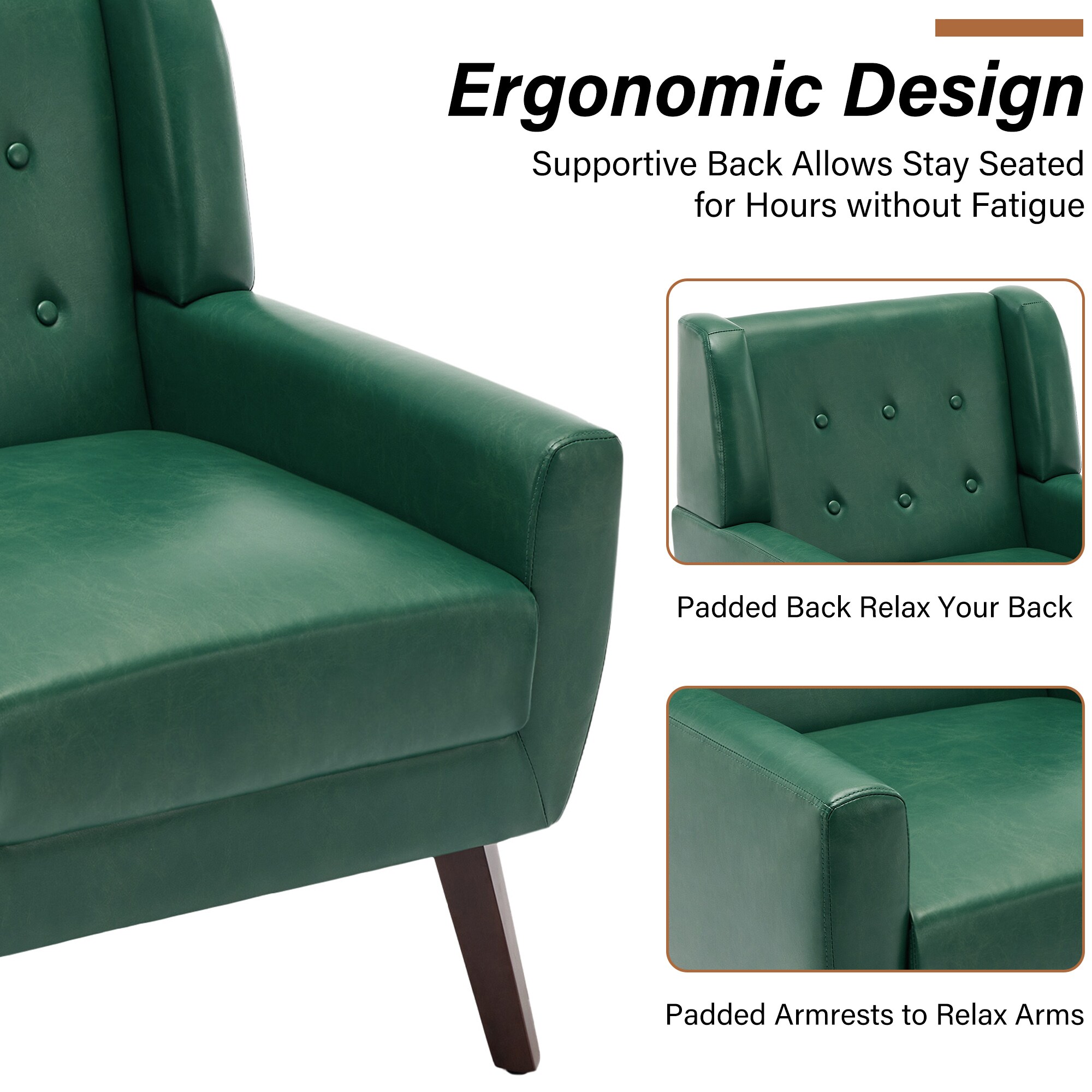Dreamsidea LS-SF0003-P GREEN chairs - View #5