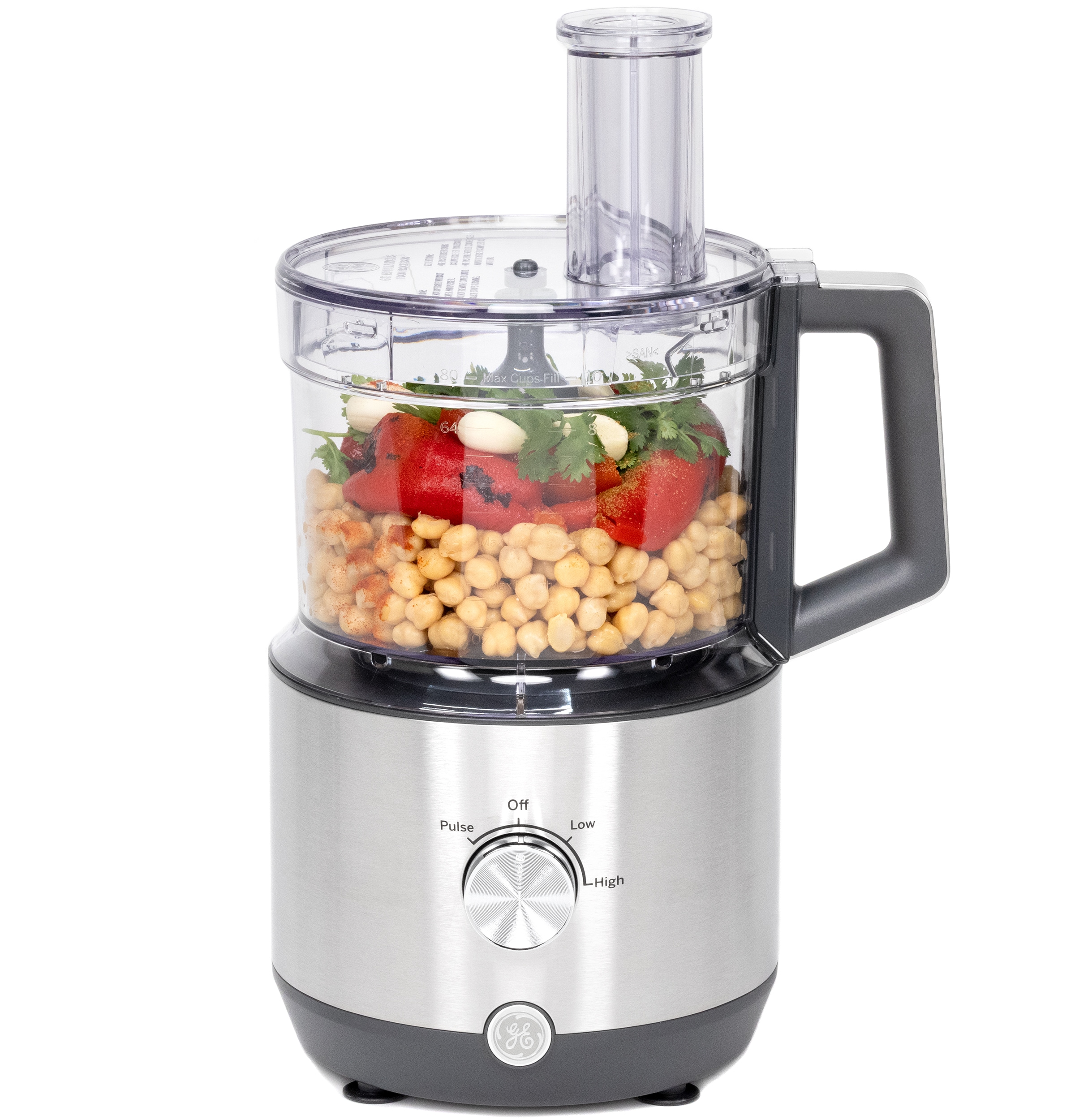 Synes godt om modtage immunisering GE 12 Cups 550-Watt Stainless Steel 3-Blade Food Processor in the Food  Processors department at Lowes.com