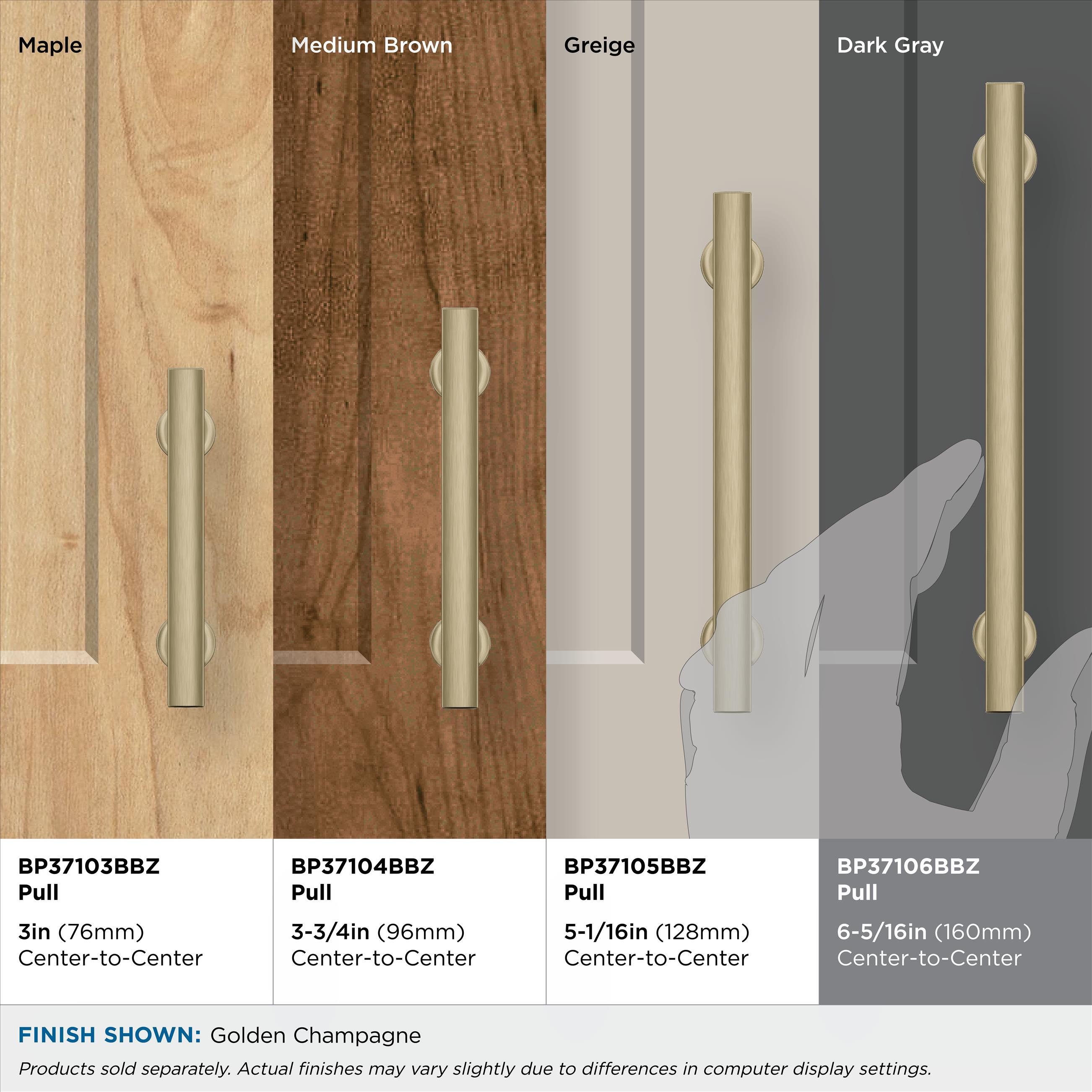 Amerock BP37106BBZ Cabinet-Pulls - View #5