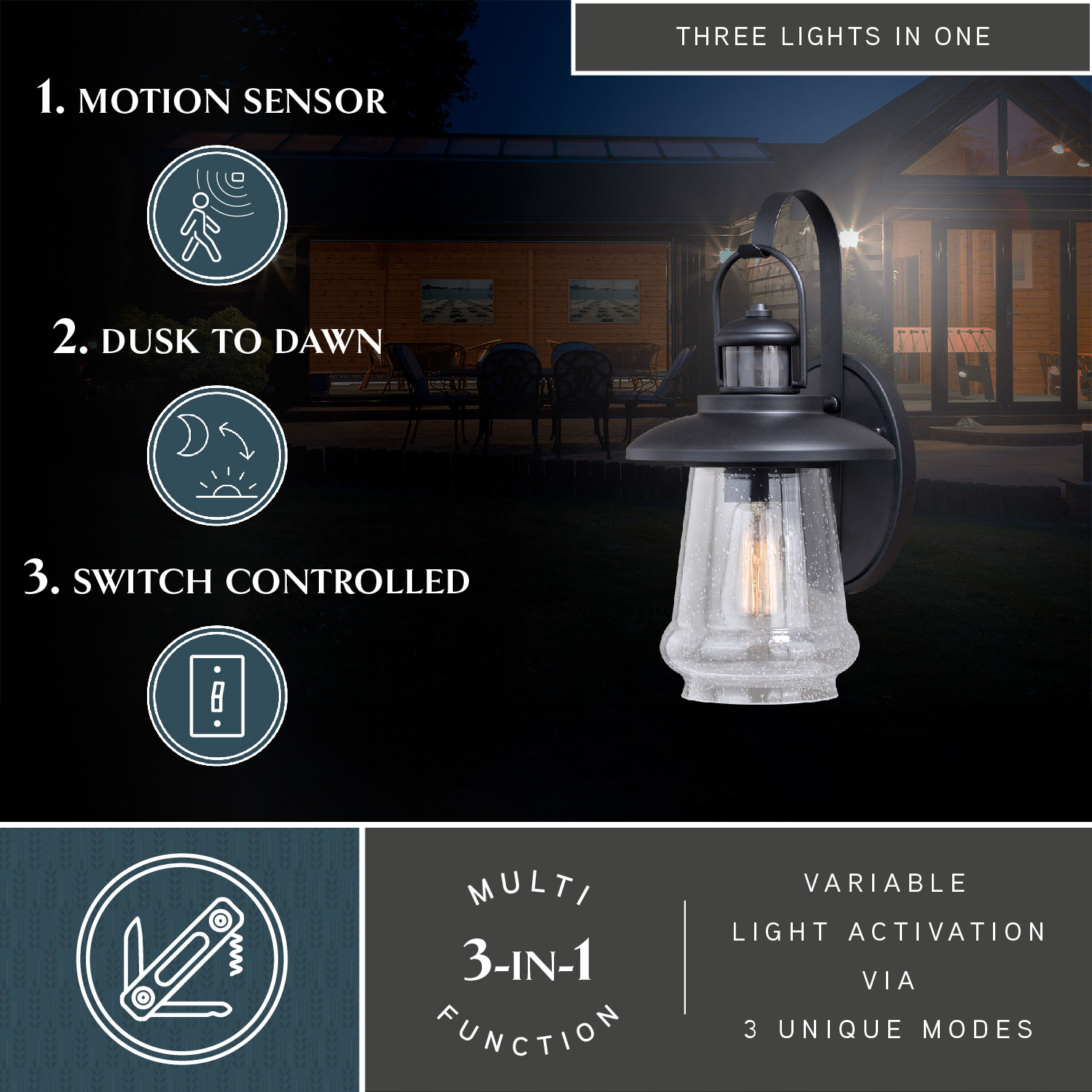 Bridgeport 14.75" Bronze Cylinder Outdoor Wall Light with Seeded Glass