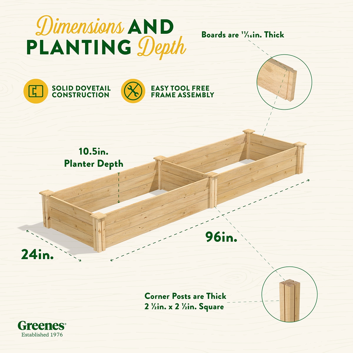 Greenes Fence RC24966T Raised-Garden-Beds - View #7