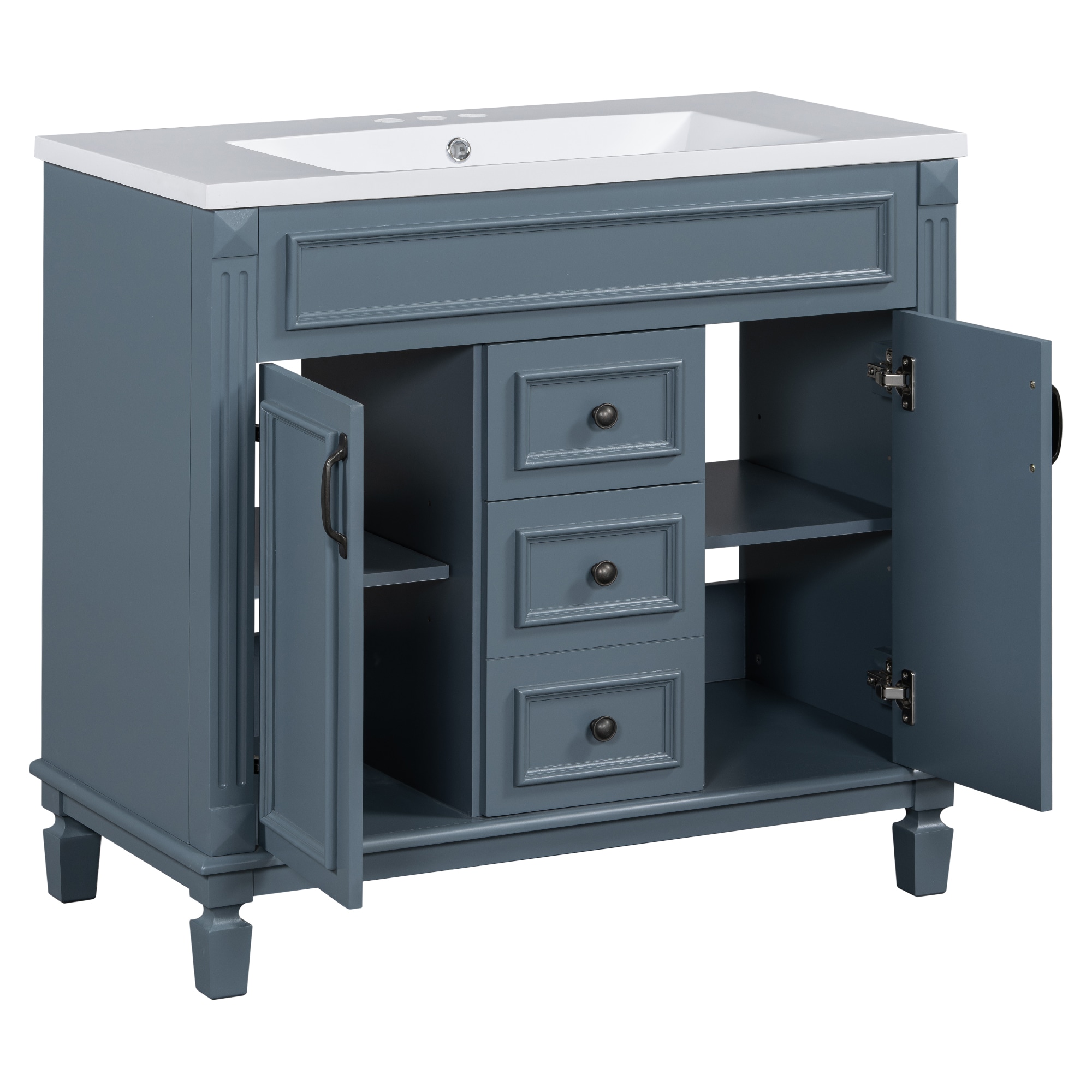 Siavonce ZX-000210AAB Bath-Vanity-Combo - View #10