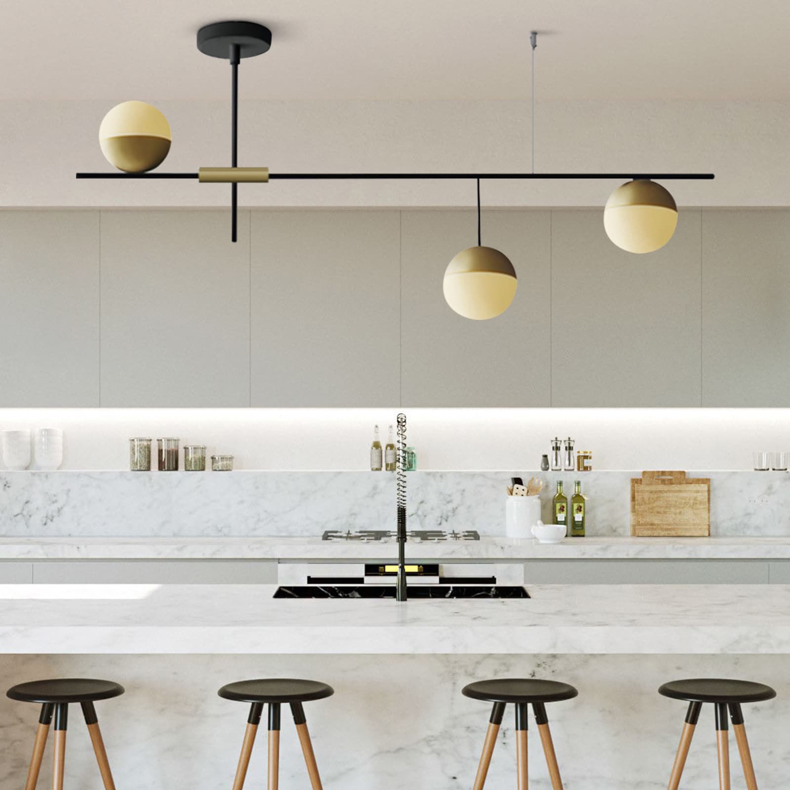 Oukaning HG-LMLZBY-4253-US Pendant-Lights - View #3