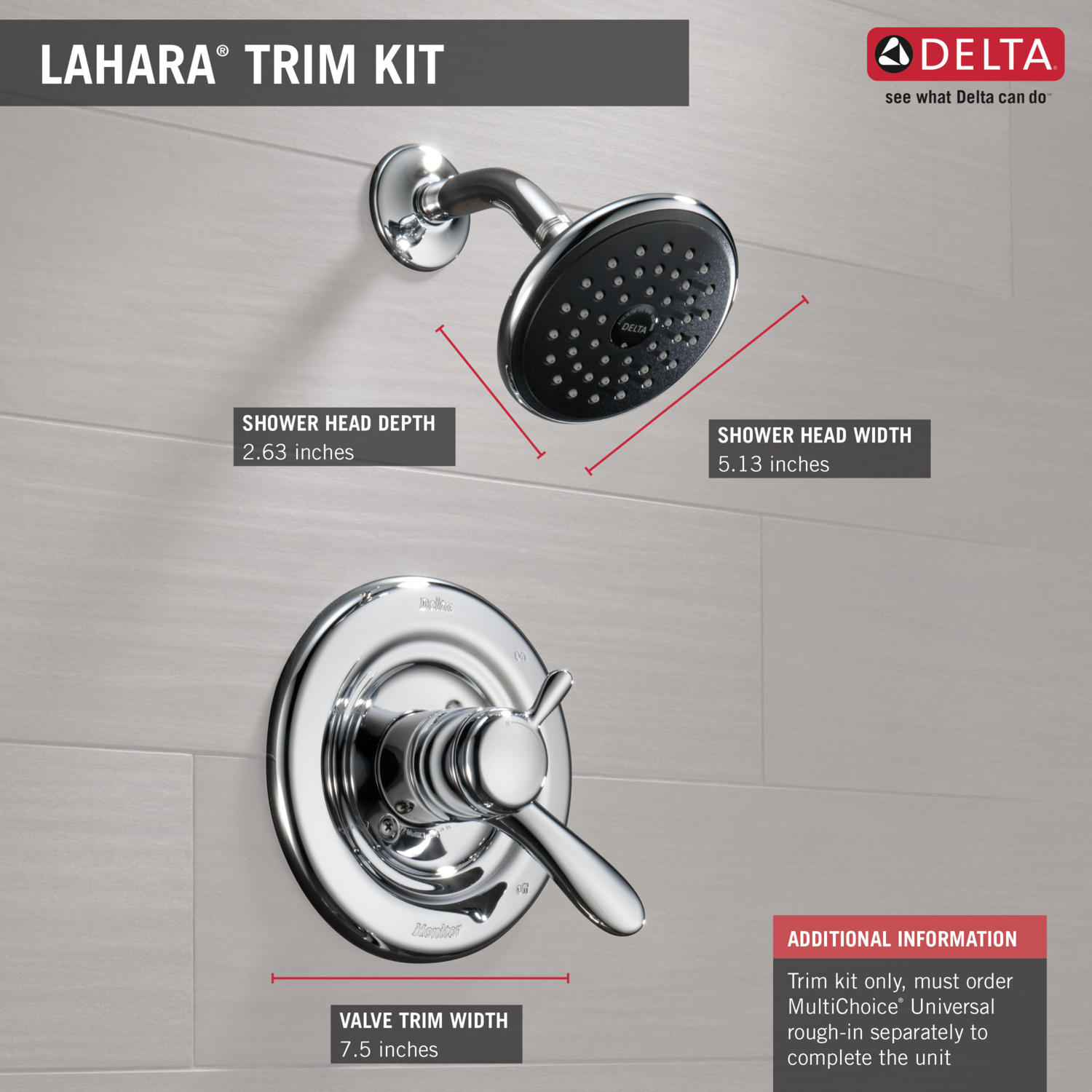 Delta T17238 Tub-Shower-Faucets - View #3