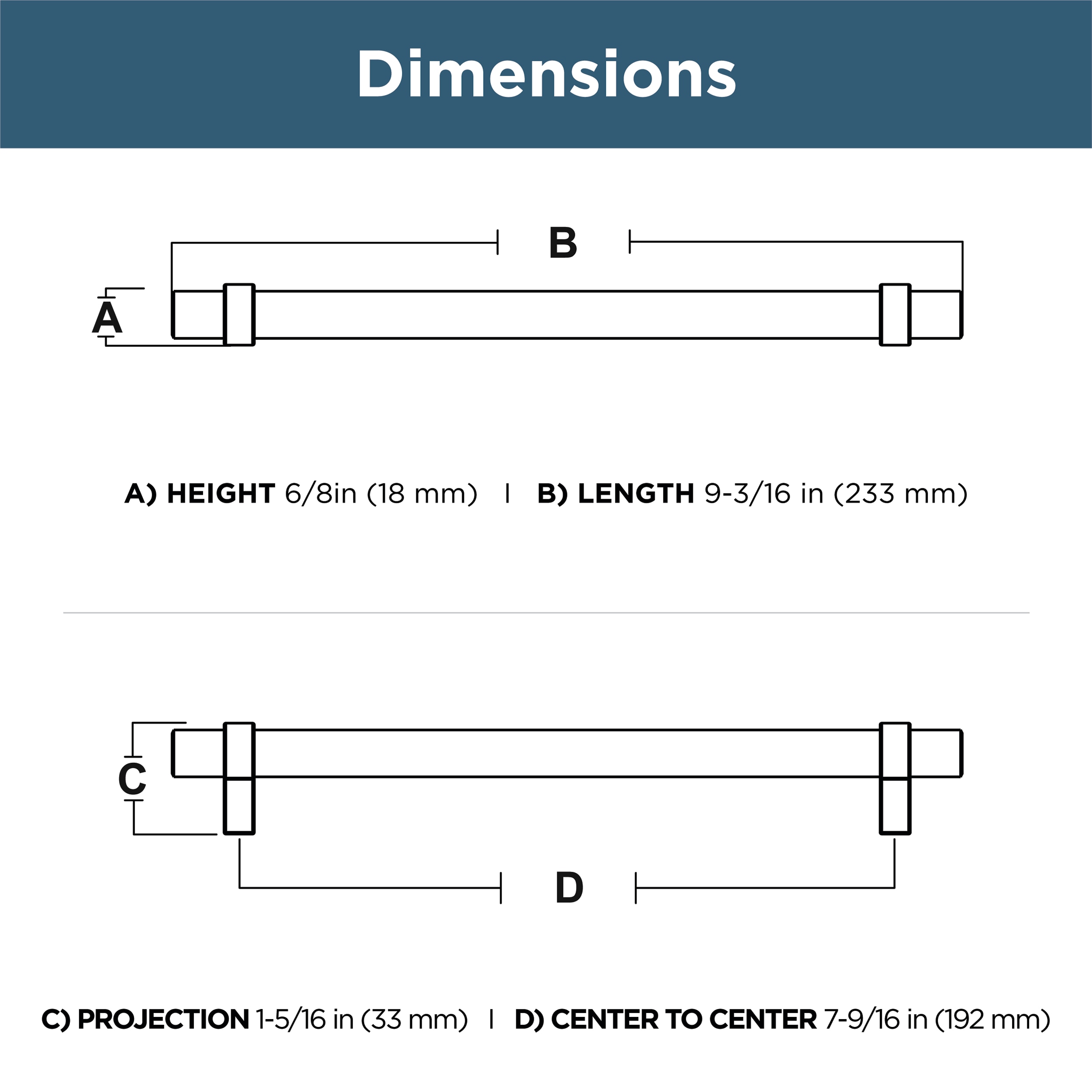 Franklin Brass P46652K-SS-B Cabinet-Pulls - View #5