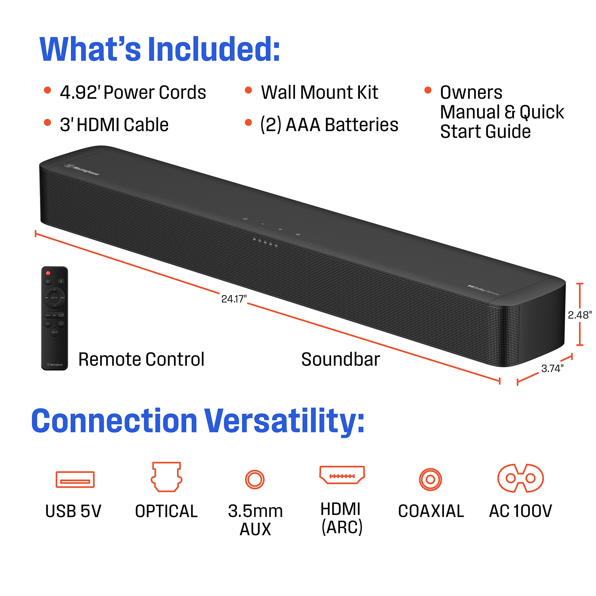 Westinghouse WS200AM Sound-Bars - View #6