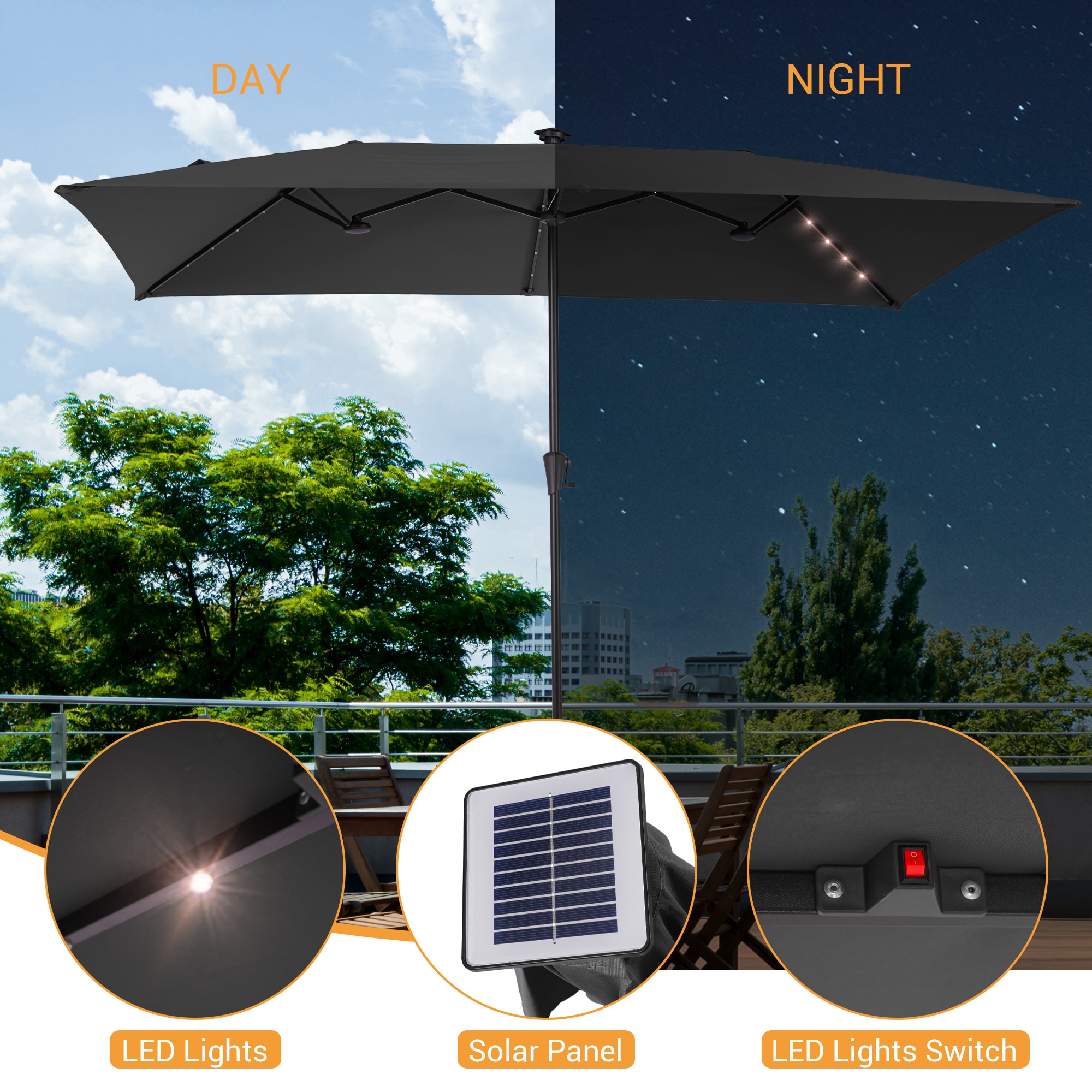 ACEGOSES LW-LED69BK Umbrellas-2 - View #5