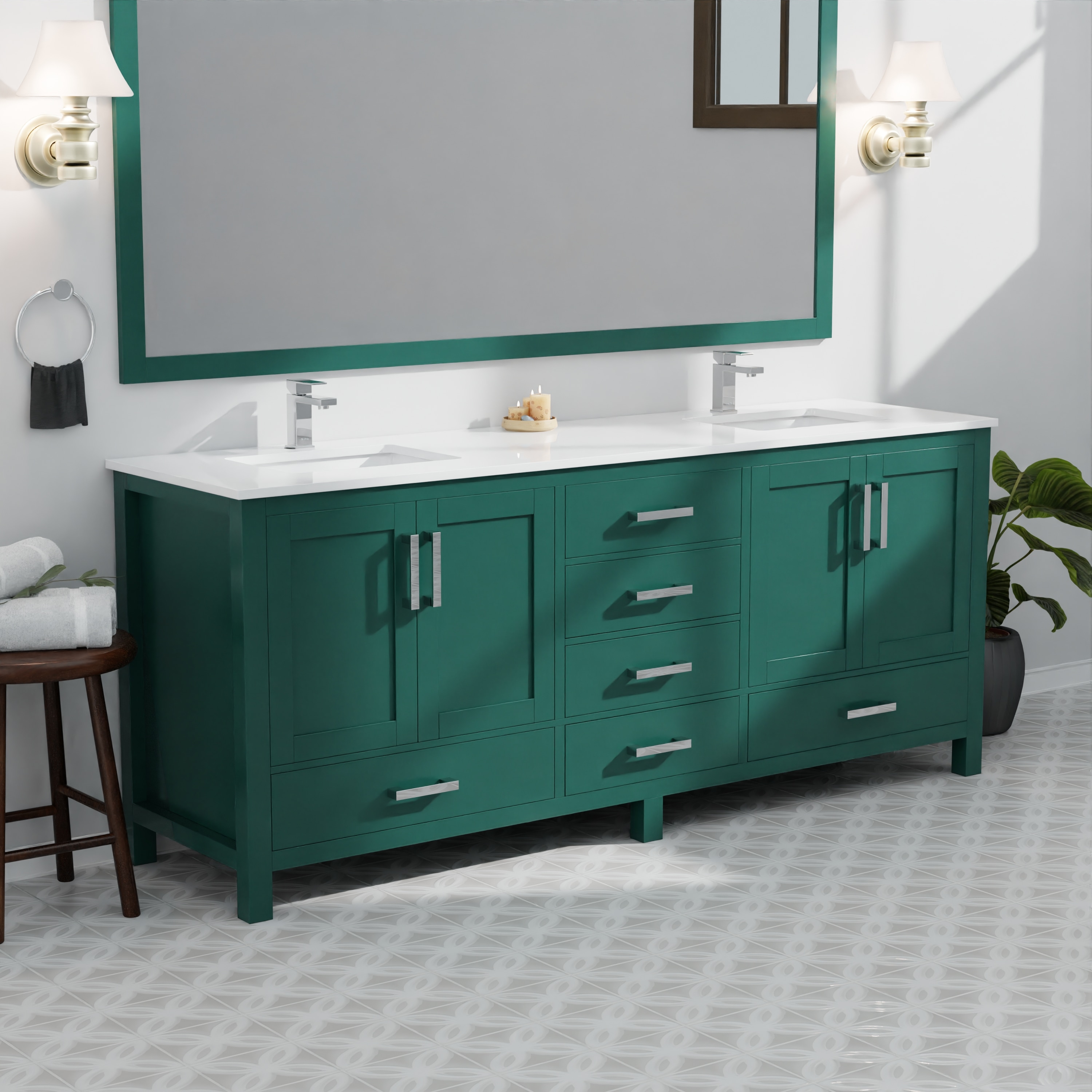 Lexora LVJ84DG300 Bath-Vanity-Combo - View #12