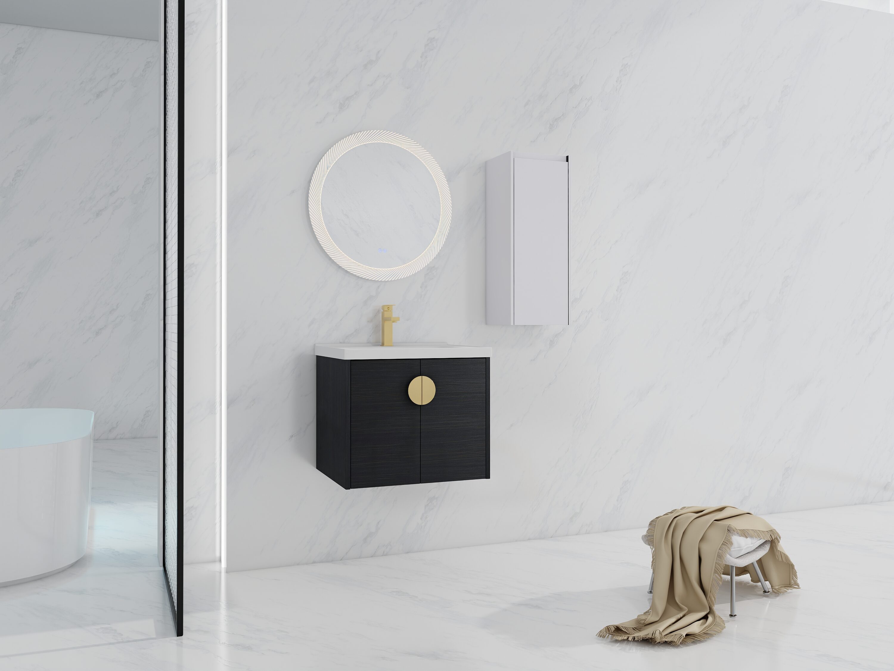 LOVMOR SF-J-W999S00326 Bath-Vanity-Combo - View #3