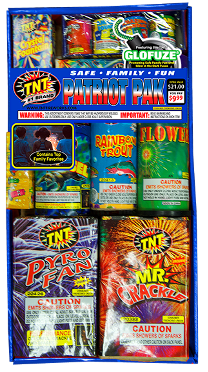 TNT Fireworks 4 Pack Snaps-Pop-Its Fireworks - 200 Snaps in Total