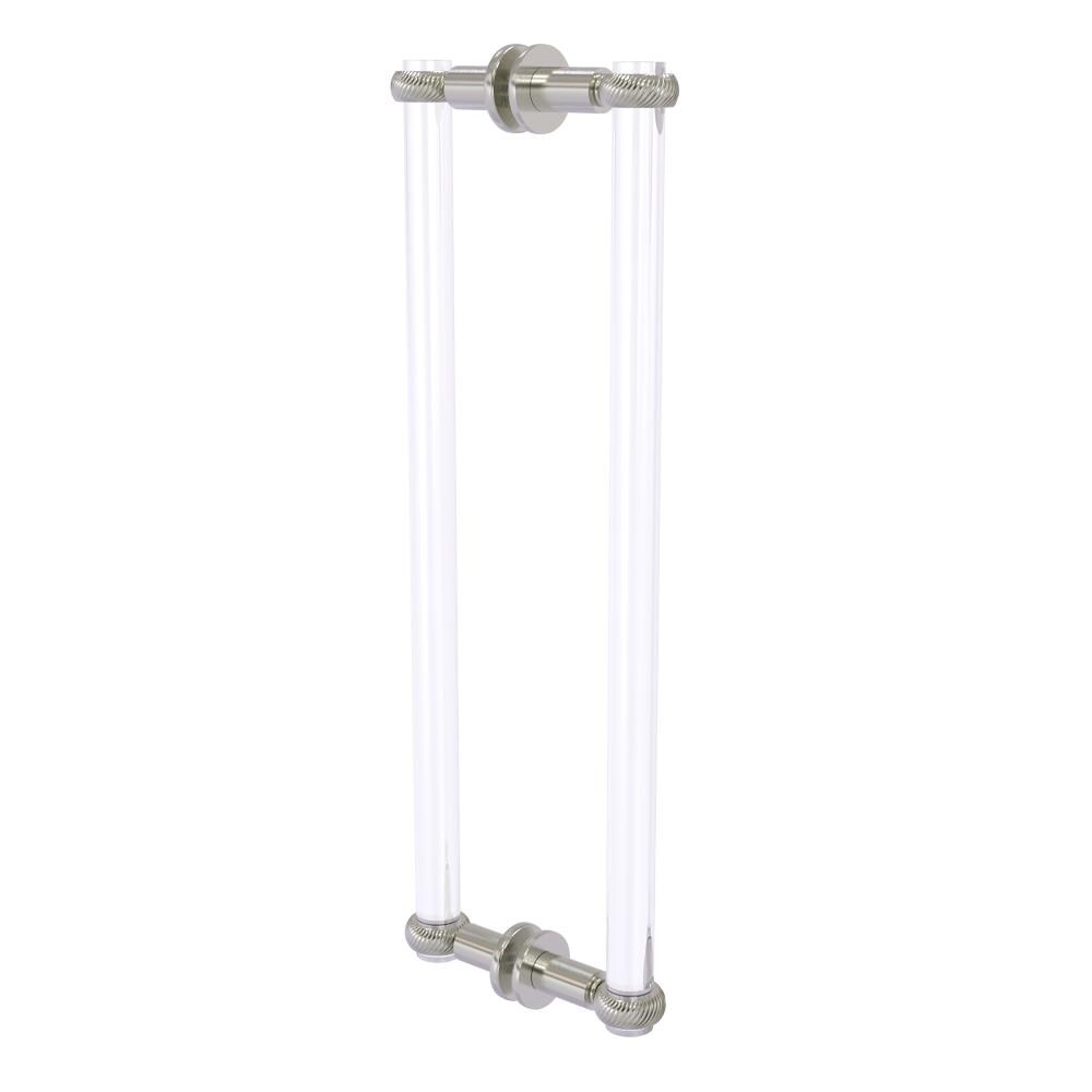Allied Brass CV-406T-18BB-SN Satin nickel 18-Inches Hinged shower door Handle