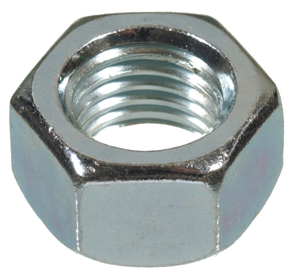 Zoro Select Heavy Hex Nut, 1-8, 316 Stainless Steel, Not Graded, Plain,  63/64 in Ht, 5 PK U55081.100.0001