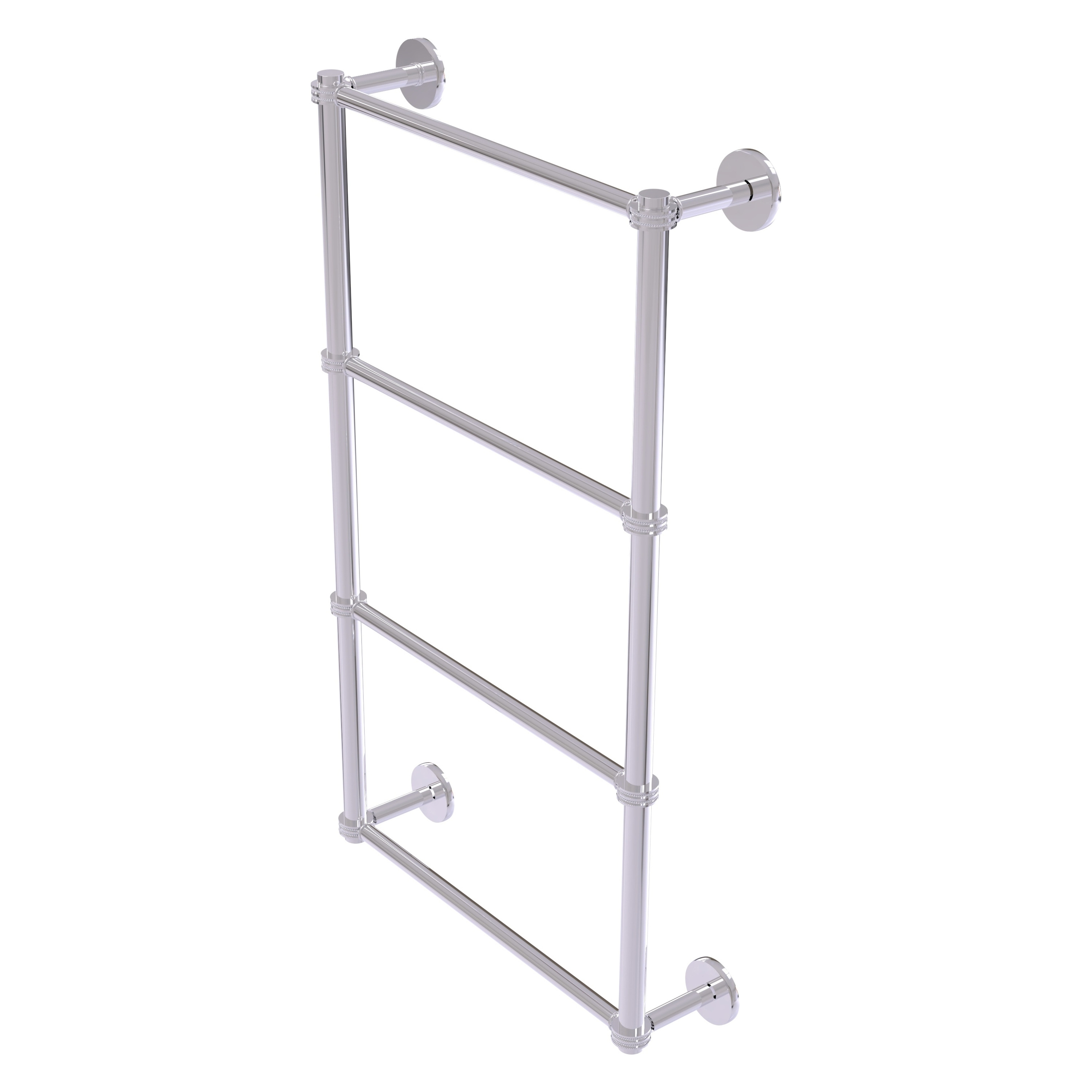 Allied Brass P1000-28D-36-PC Prestige Skyline 36-in double Polished Chrome Wall mount 4-tier Towel Bar
