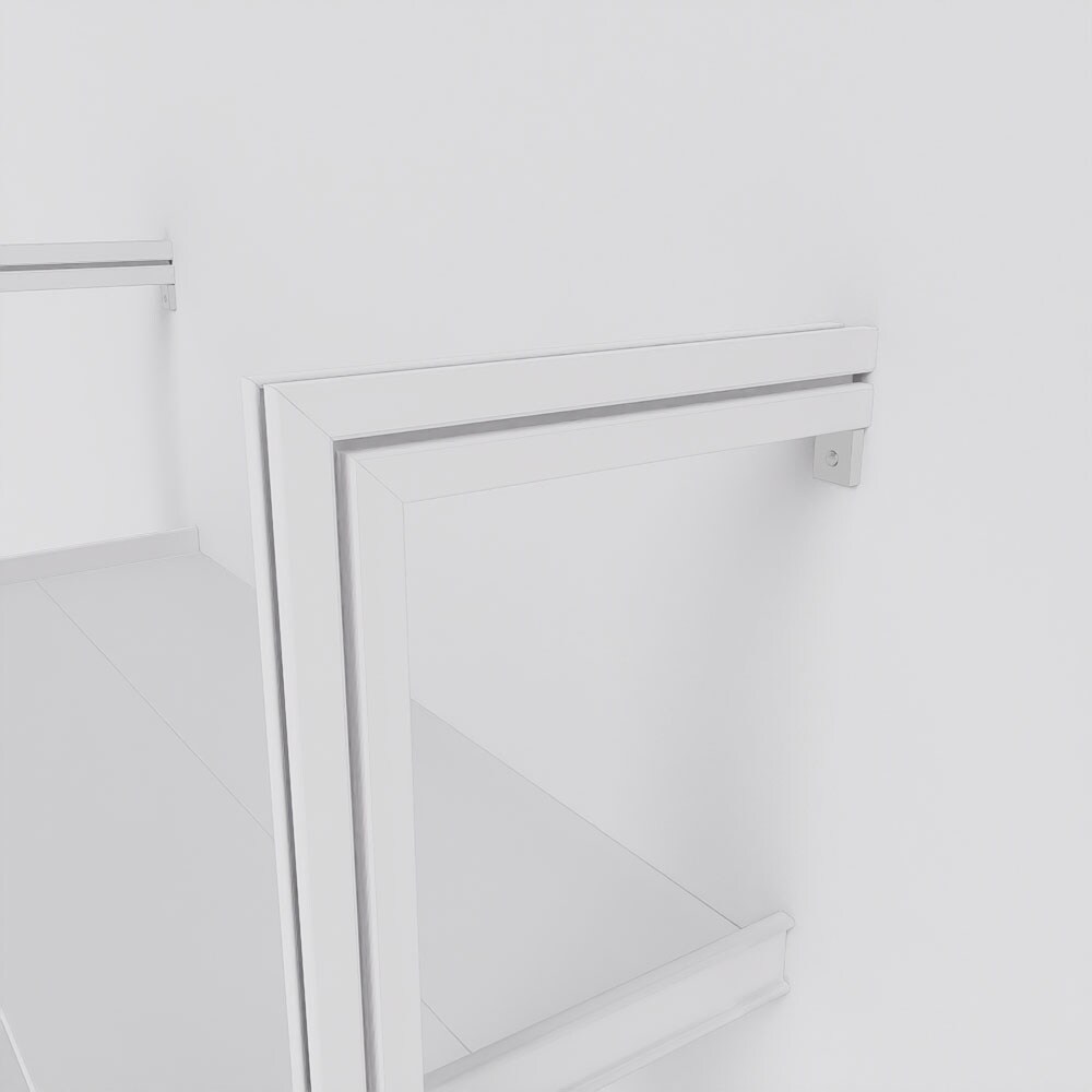 Modern Shelving ALUMPAL-1231-WW Wall-Mounted-Shelving - View #8