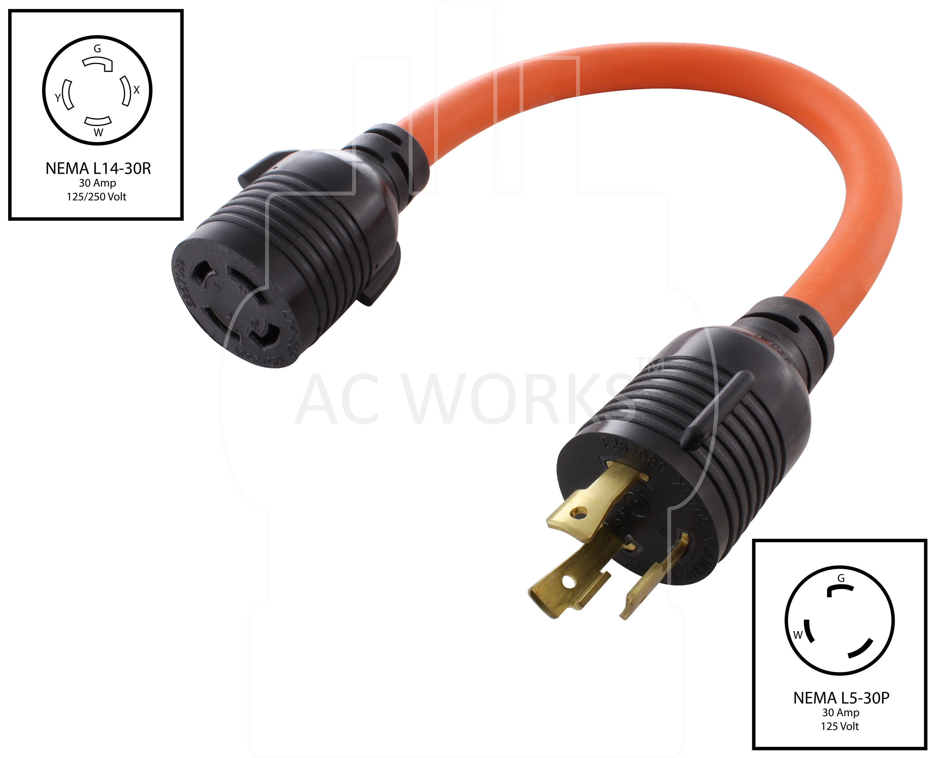 AC WORKS L530L1430-018 Power-Outlet-Taps - View #2