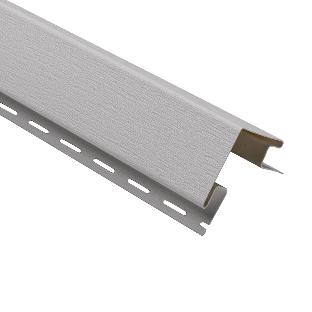 Georgia-Pacific 239451B Vinyl Siding Trim Outside Corner Post Flint 3-in x 120-in