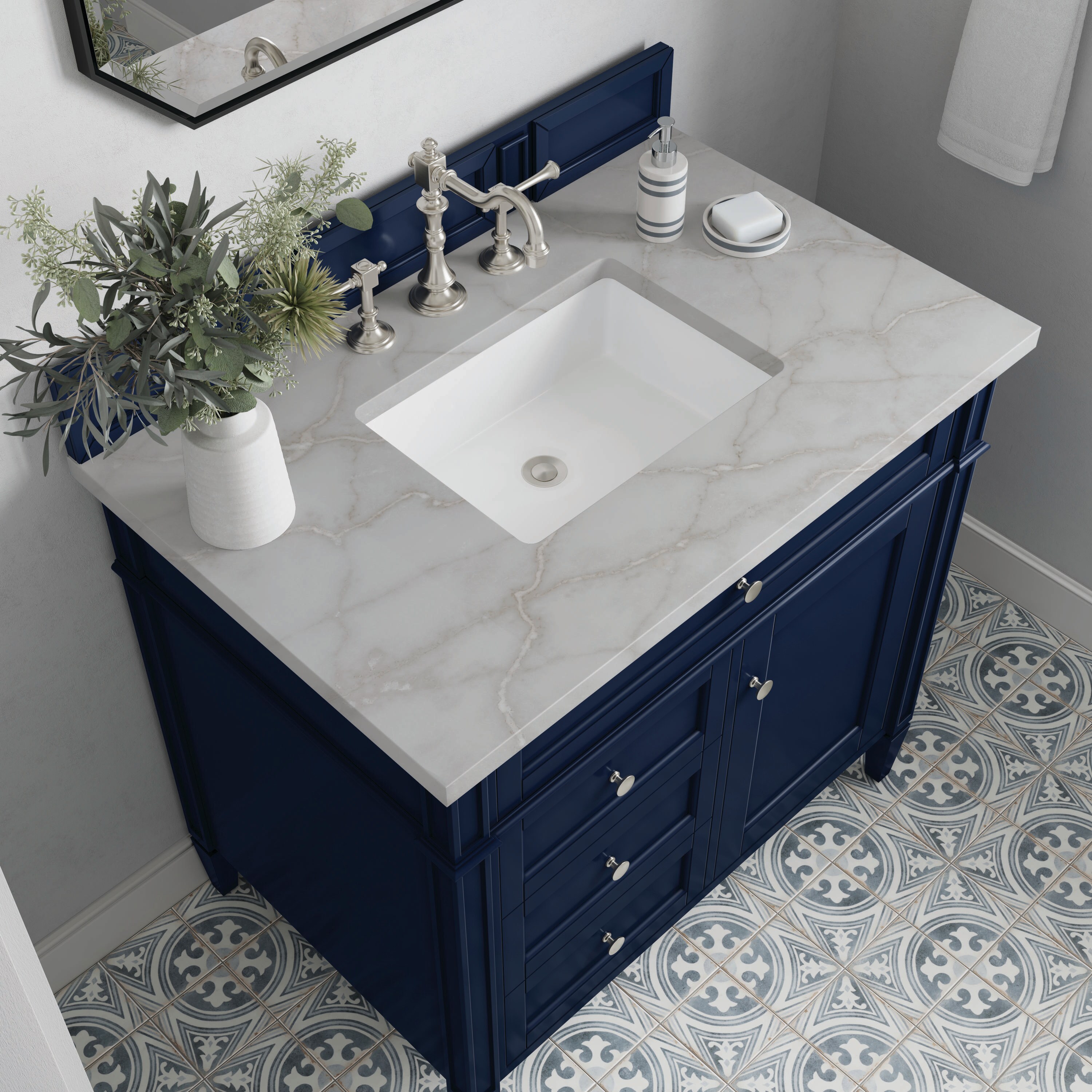 James Martin Vanities 650-V36-VBL-3VSL Bath-Vanity-Combo - View #5