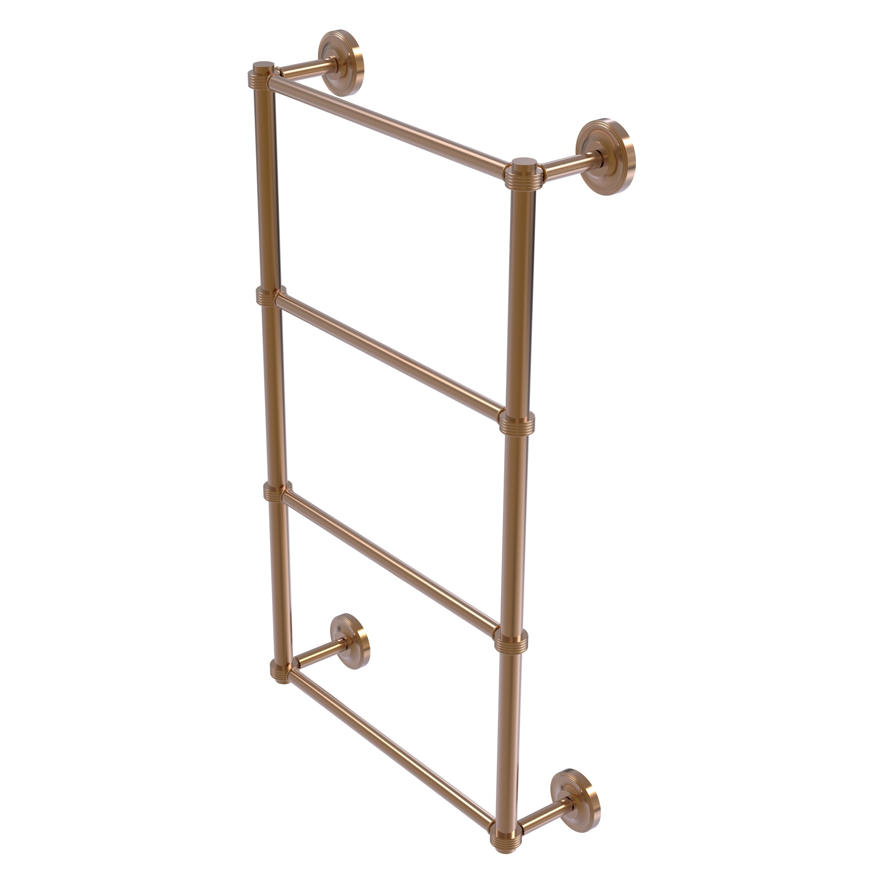 Allied Brass PR-28G-30-BBR Prestige Regal 30-in double Brushed Bronze Wall mount 4-tier Towel Bar