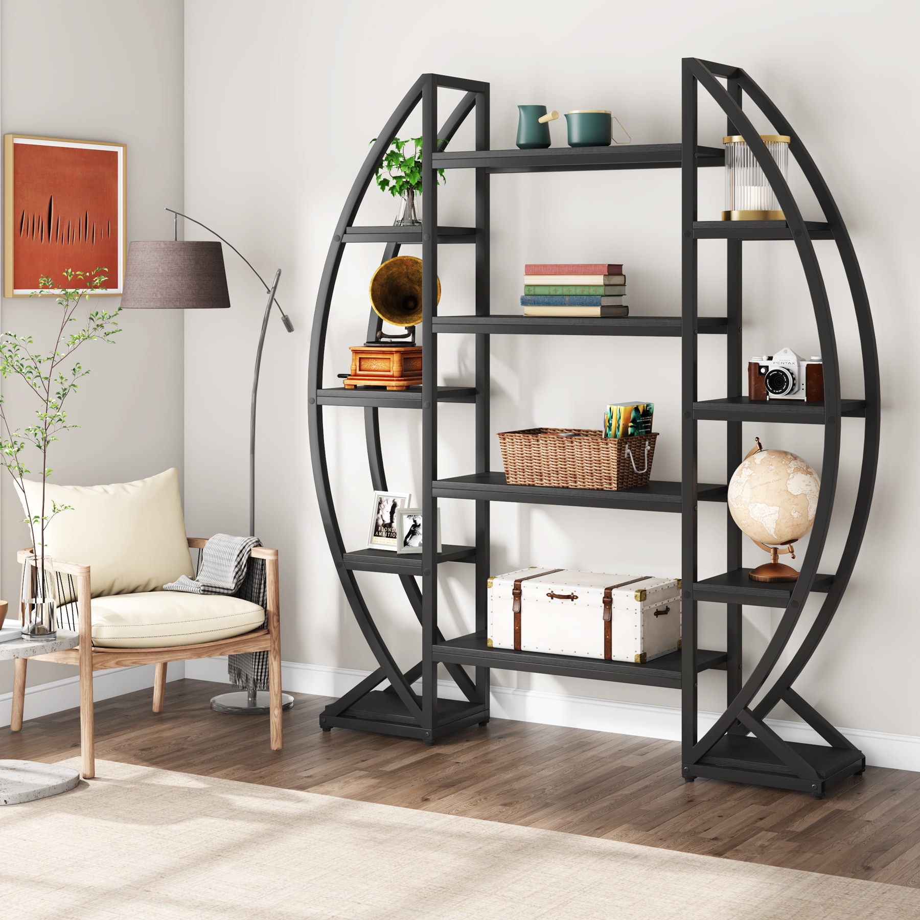 Tribesigns HOGA-C0869 bookcases - View #3