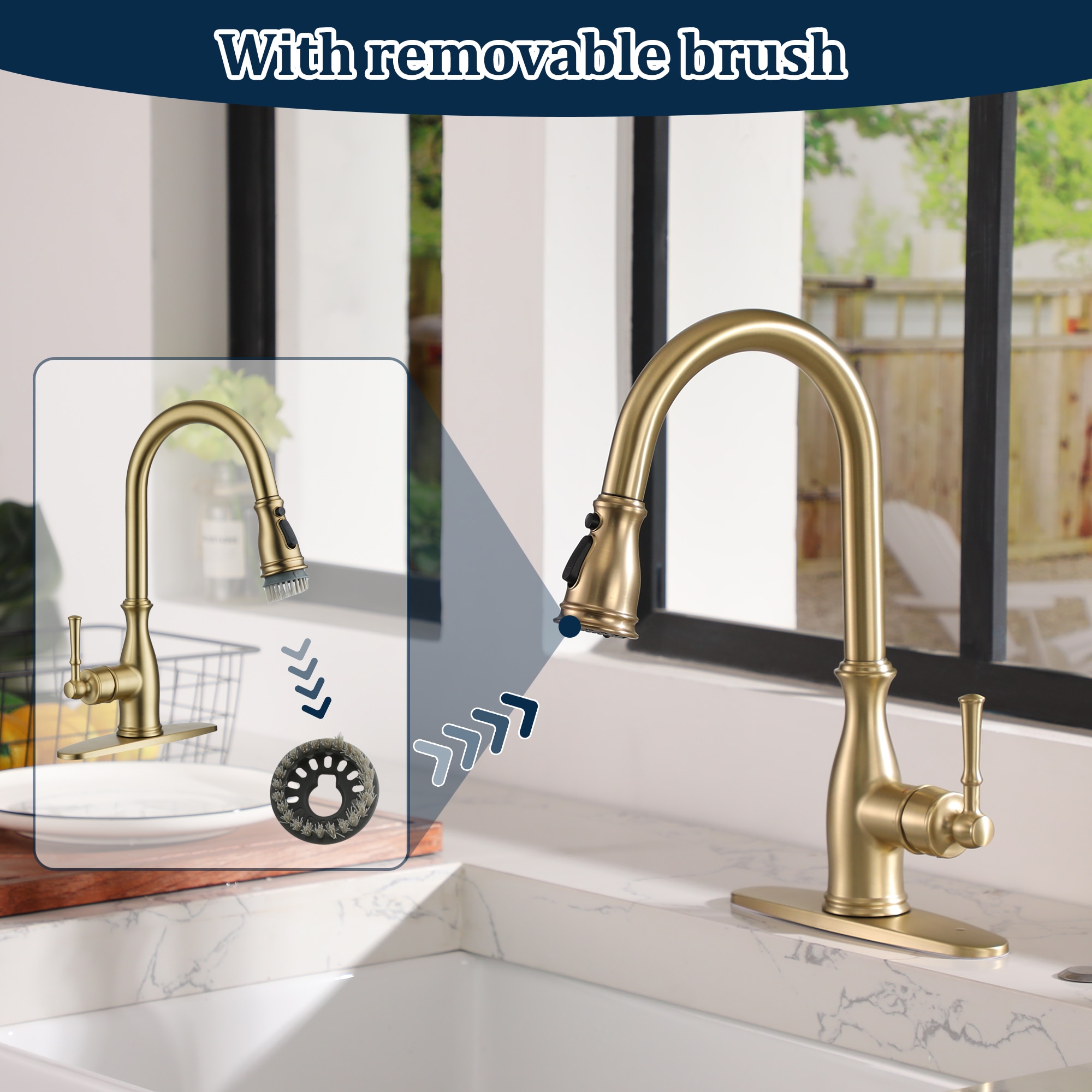 Clihome CL603C Kitchen-Faucets - View #5