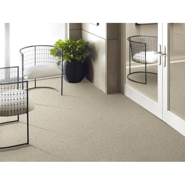 Shaw Floorigami Stay Toned Toasted Marshmallow DIY Carpet 8-Pack 24-in Toasted Marshmallow Textured Peel-and-Stick Carpet Tile Shaw Floorigami Stay Toned Toasted Marshmallow DIY Carpet 8-Pack 24-in Toasted Marshmallow Textured Peel-and-Stick Carpet Tile