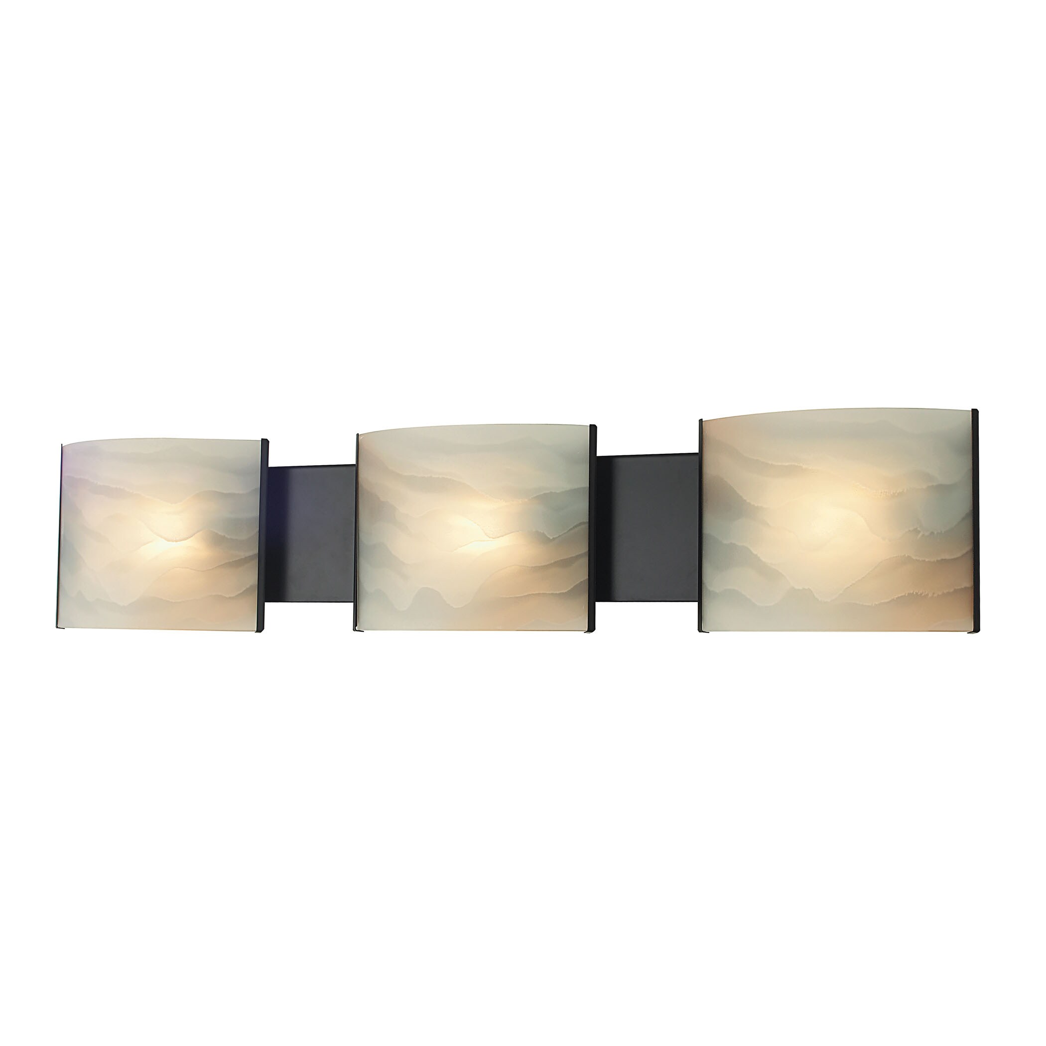 Westmore by ELK Lighting LWVL-220308228 Pandora 30-in 3 -Light Multiple finishes Multiple colors Modern/contemporary Vanity light