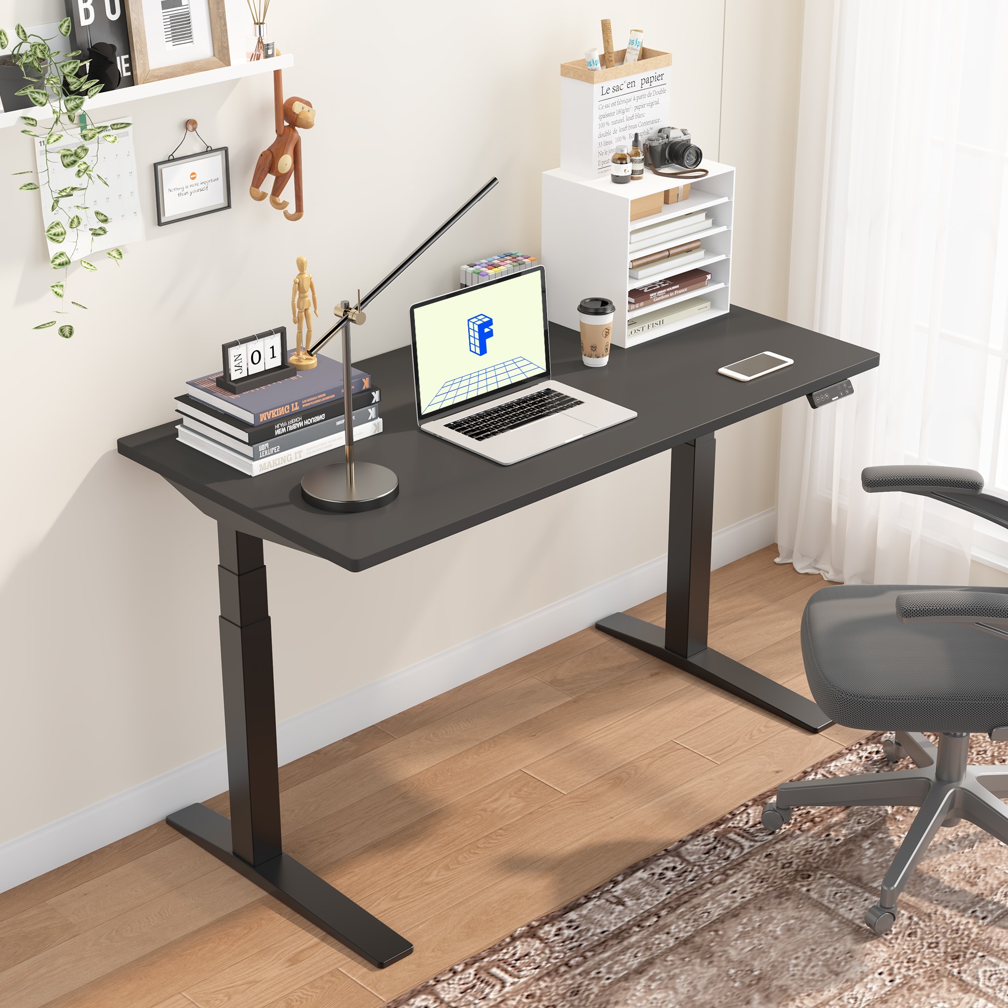 FlexiSpot E7BPRO5528-B desks - View #5
