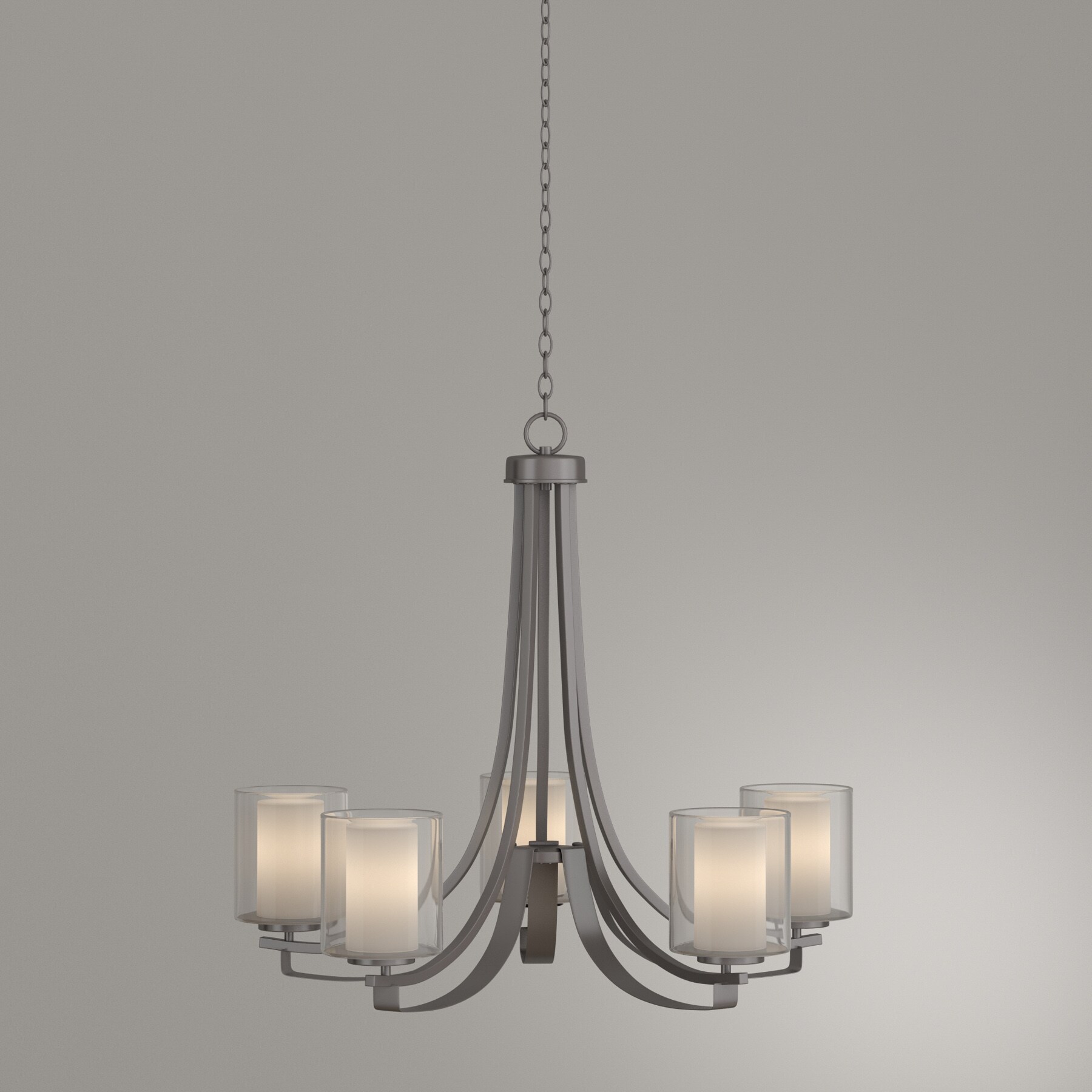 Minka Lavery Parsons Studio 5-Light Brushed Nickel Modern/Contemporary ...