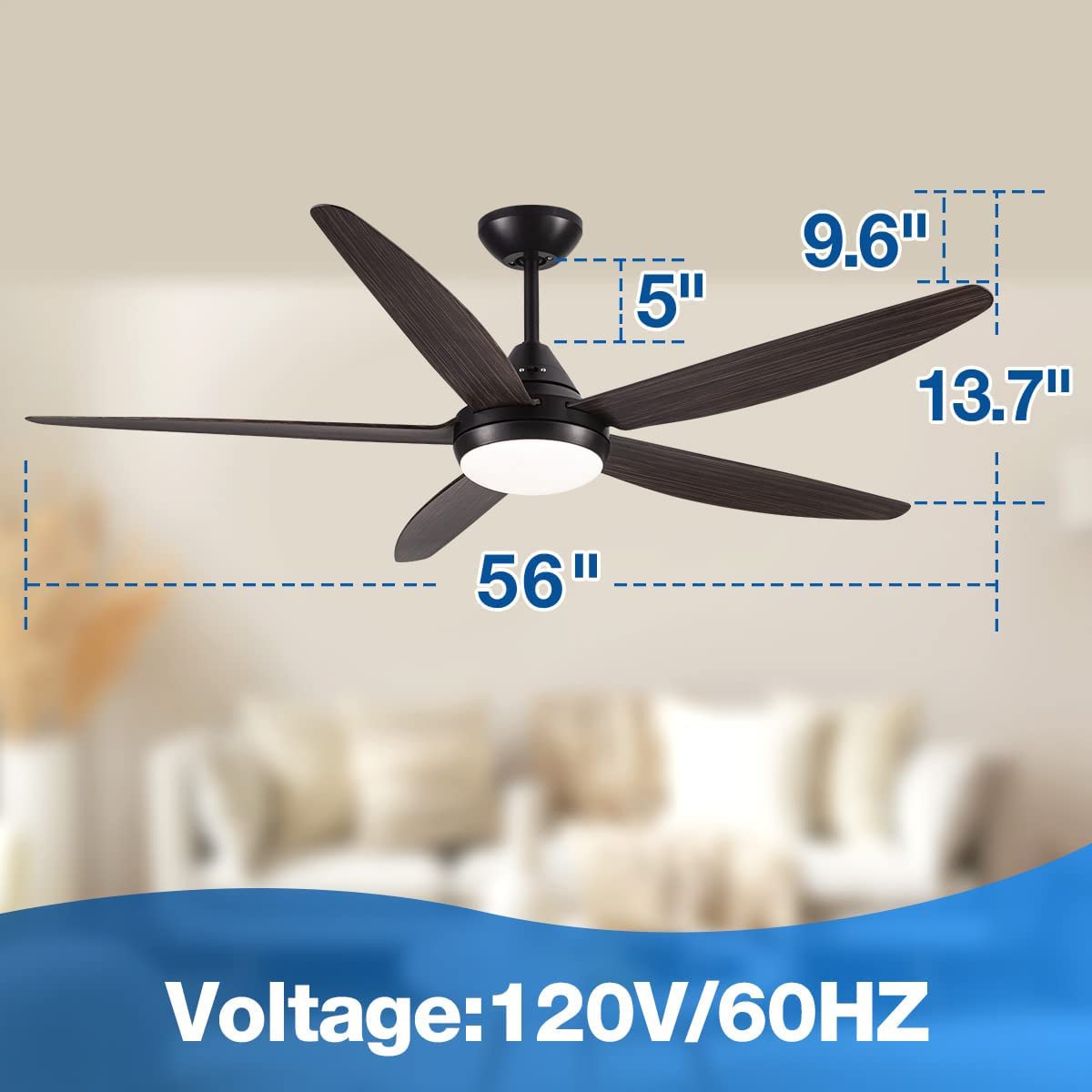 Yardreeze YHDO-56BKM Ceiling-Fans - View #9