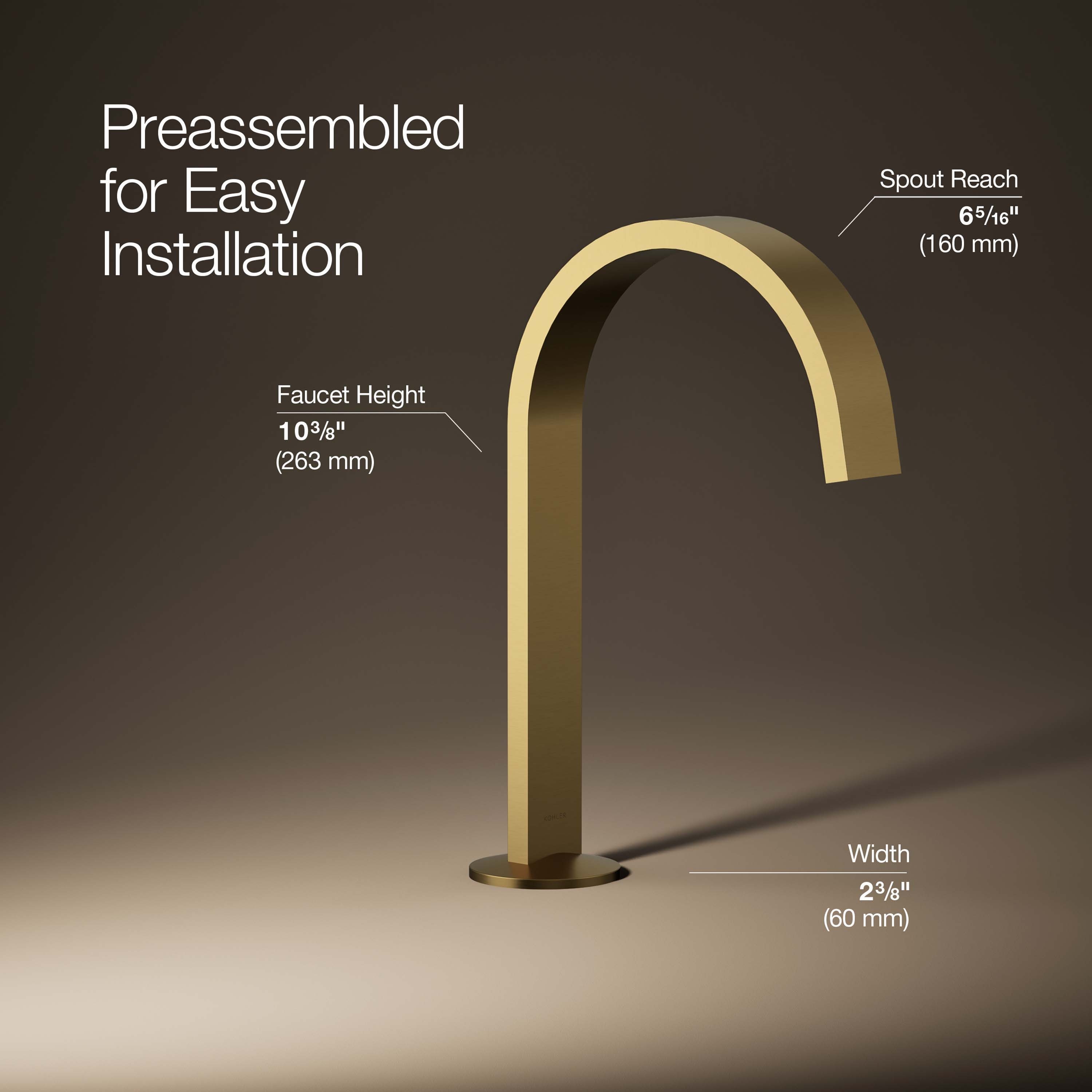 KOHLER K-77968-2MB Lavatory-Faucets - View #4