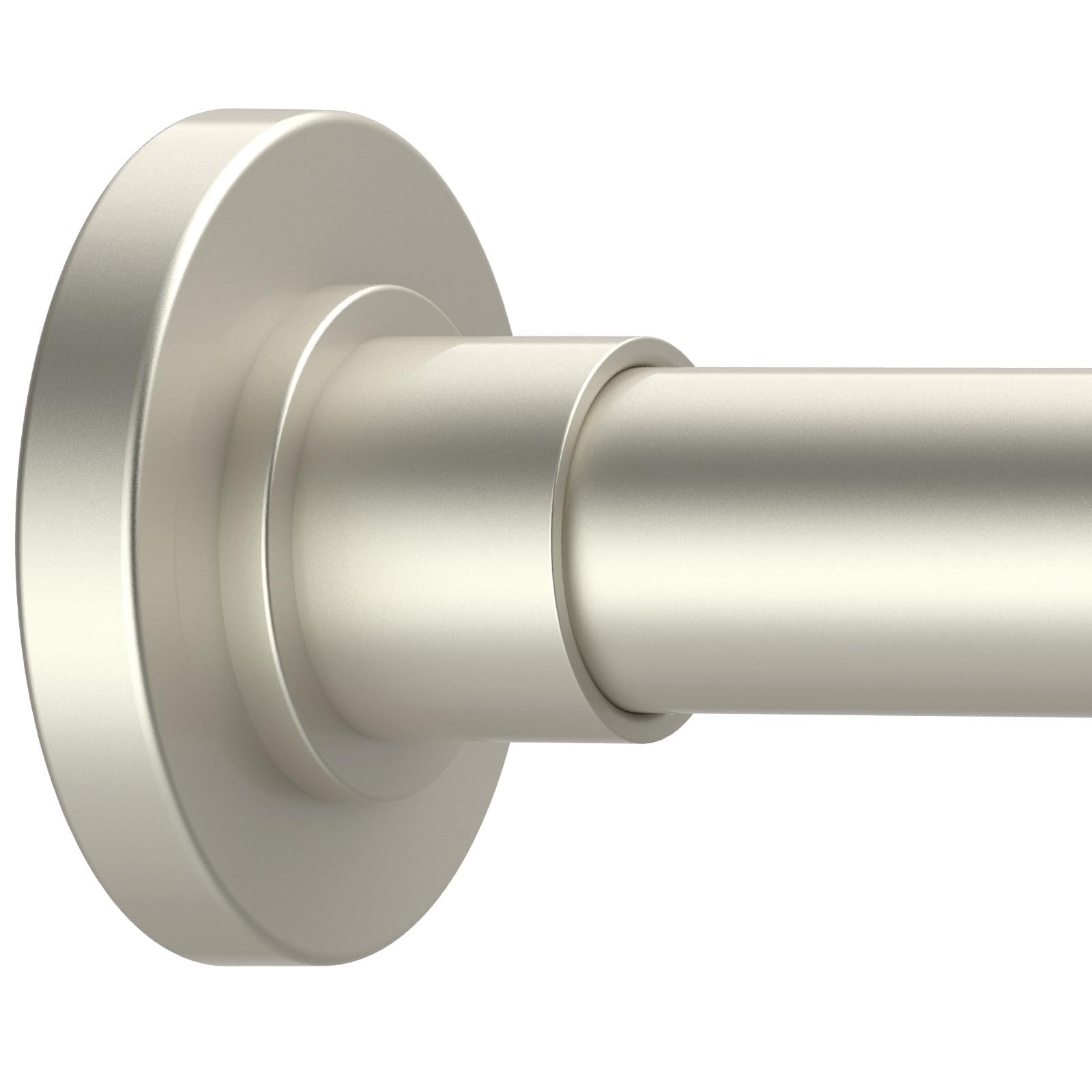 Aoibox  Adjustable Spring Tension Shower Curtain Rod 31 80 Inch Brushed Nickel Stainless Steel No Drilling Rust Resistant
