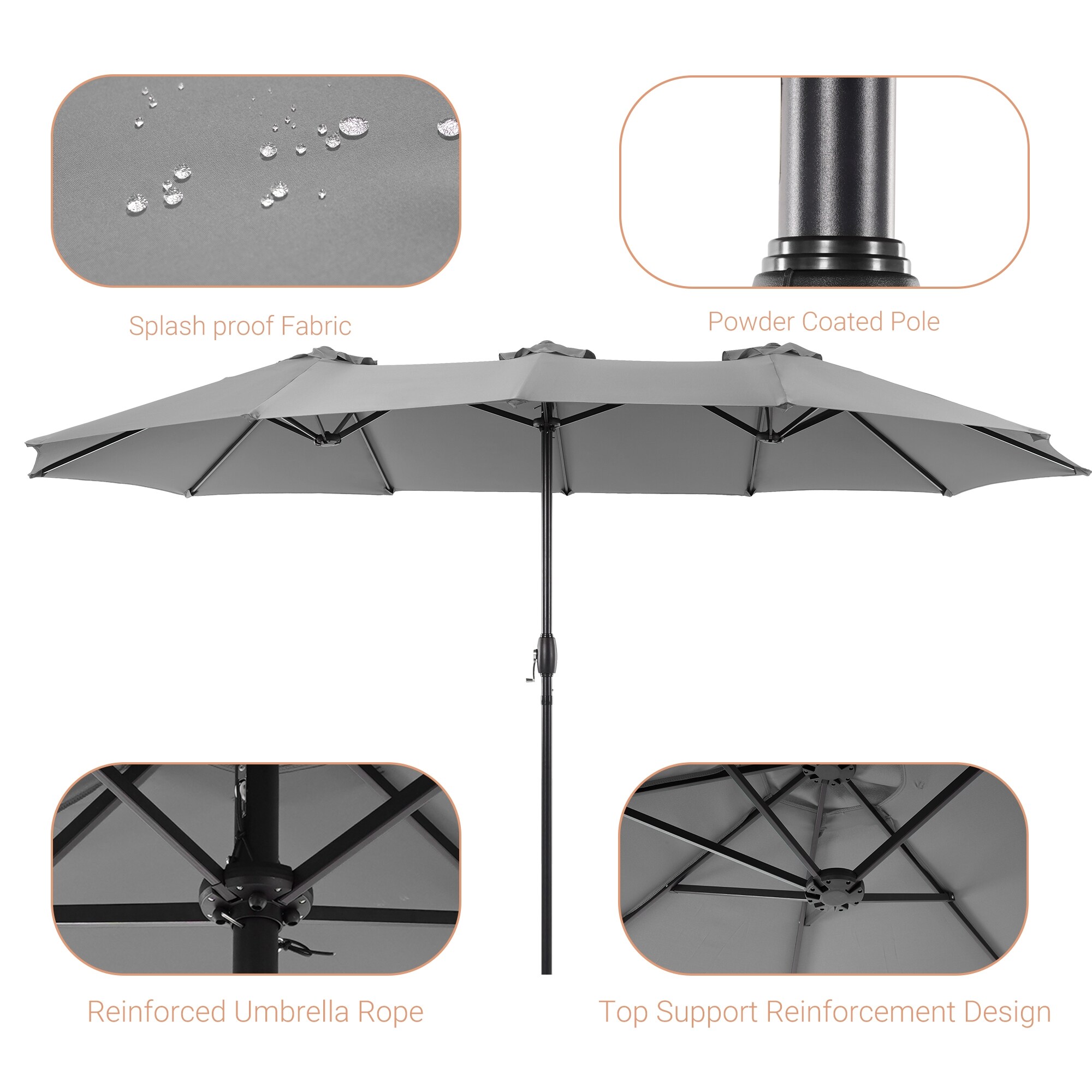 ACEGOSES LW-460GY Umbrellas-2 - View #2