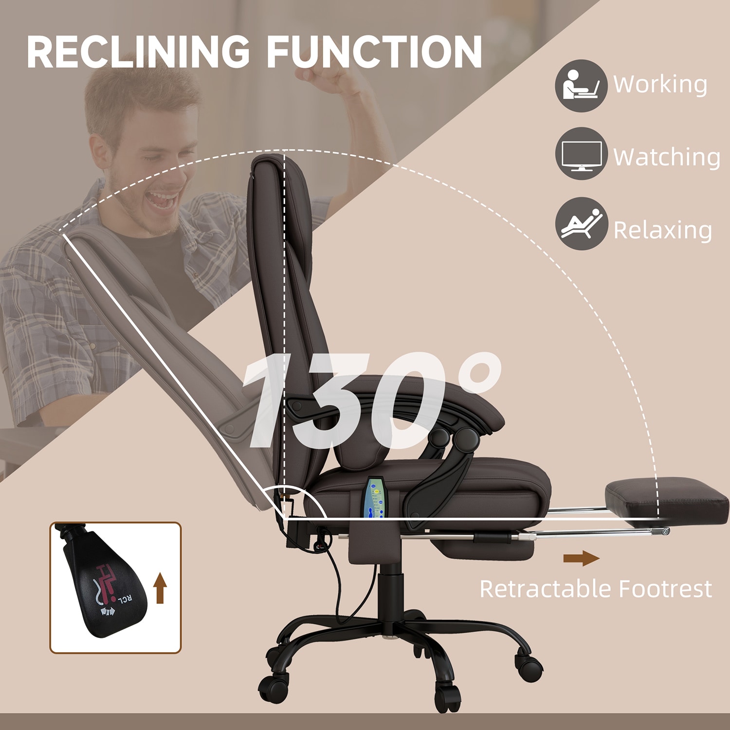 Sumyeg WF-CT-1353B-GL Office-Chairs - View #7