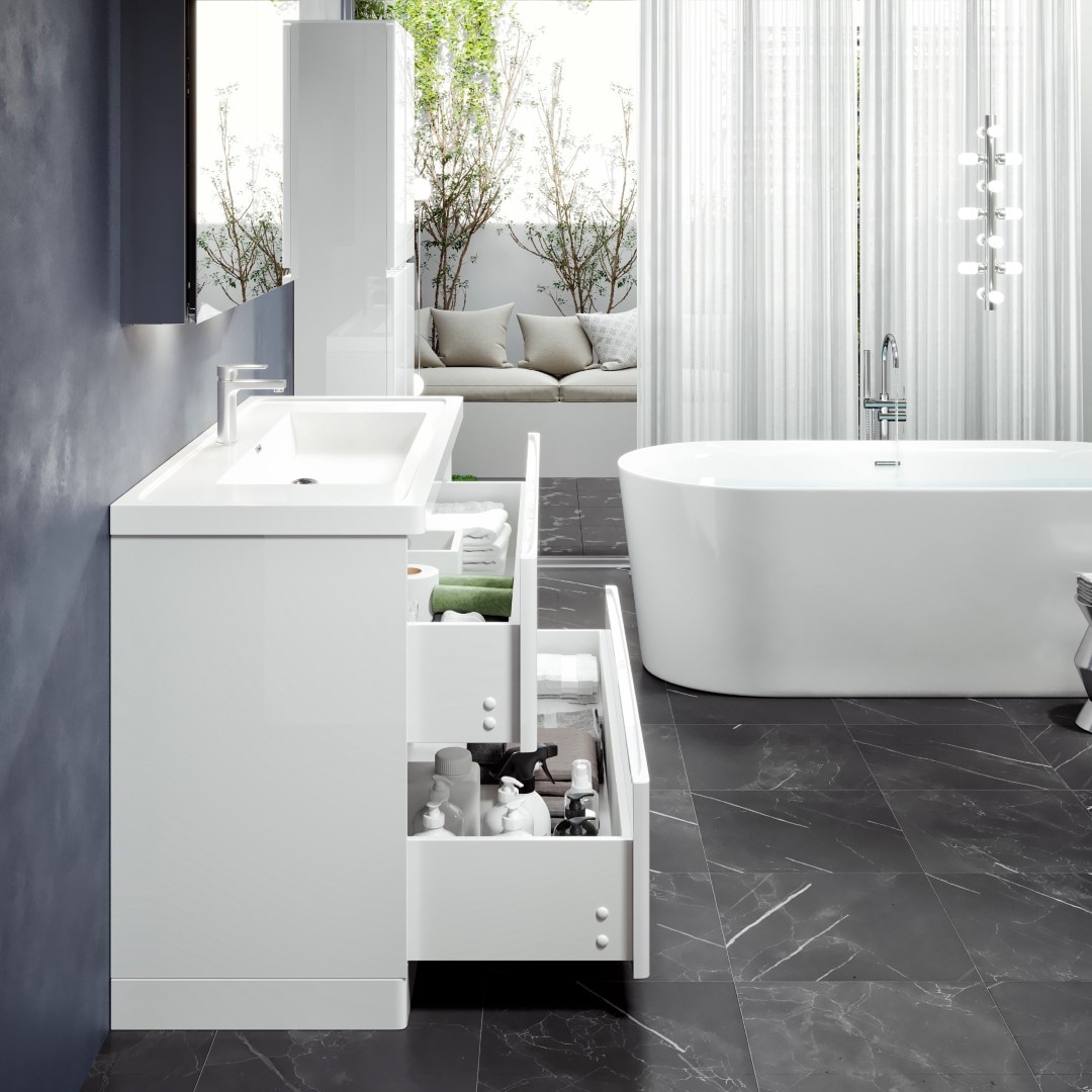 Eviva EVVN1200-SS-48WH-FS Bath-Vanity-Combo - View #5