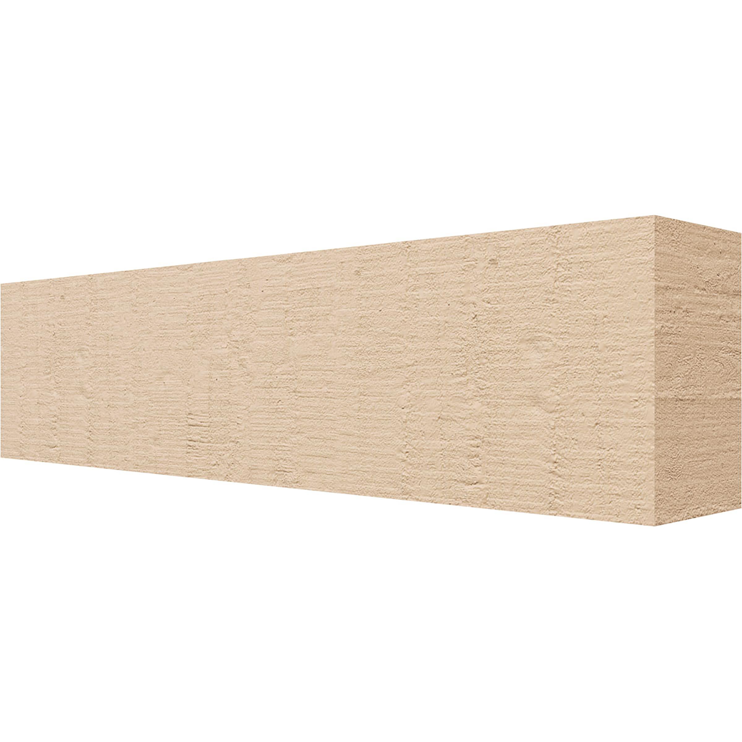 Ekena Millwork RFTU04X06X24BLKRCPR Block Woodgrain 4-in X 6-in X 24-in Brown Urethane Standard bracket