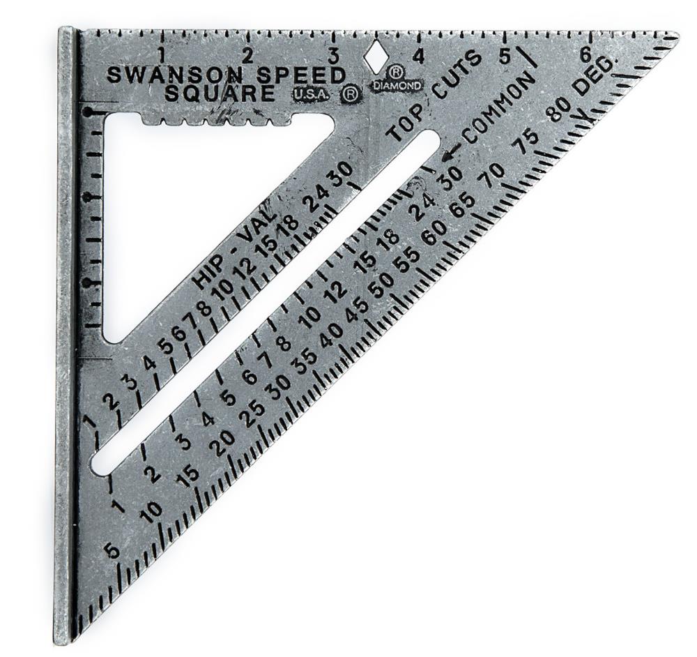 Swanson Tool Company Speed Square with Black Markings at Lowes.com