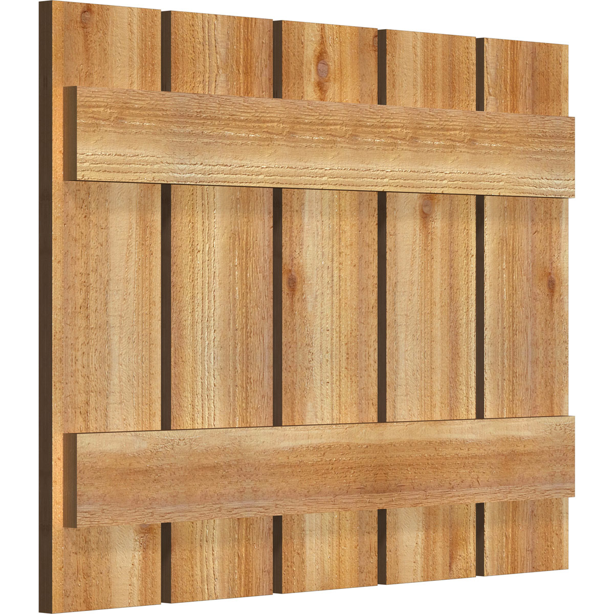 Ekena Millwork RBS06S29X022RWR Exterior-Shutters - View #2