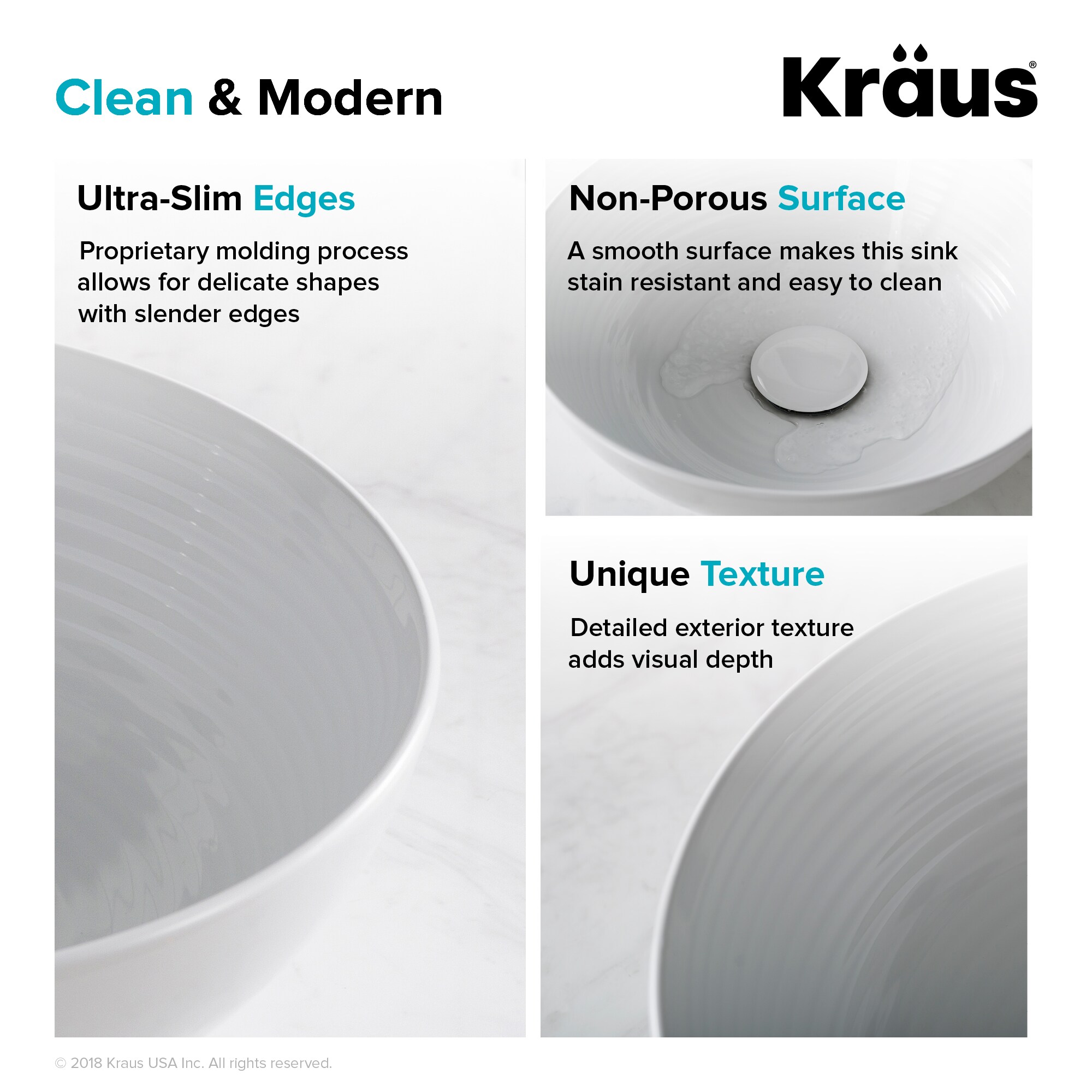 Kraus KCV-204GWH Bath-Sink - View #6