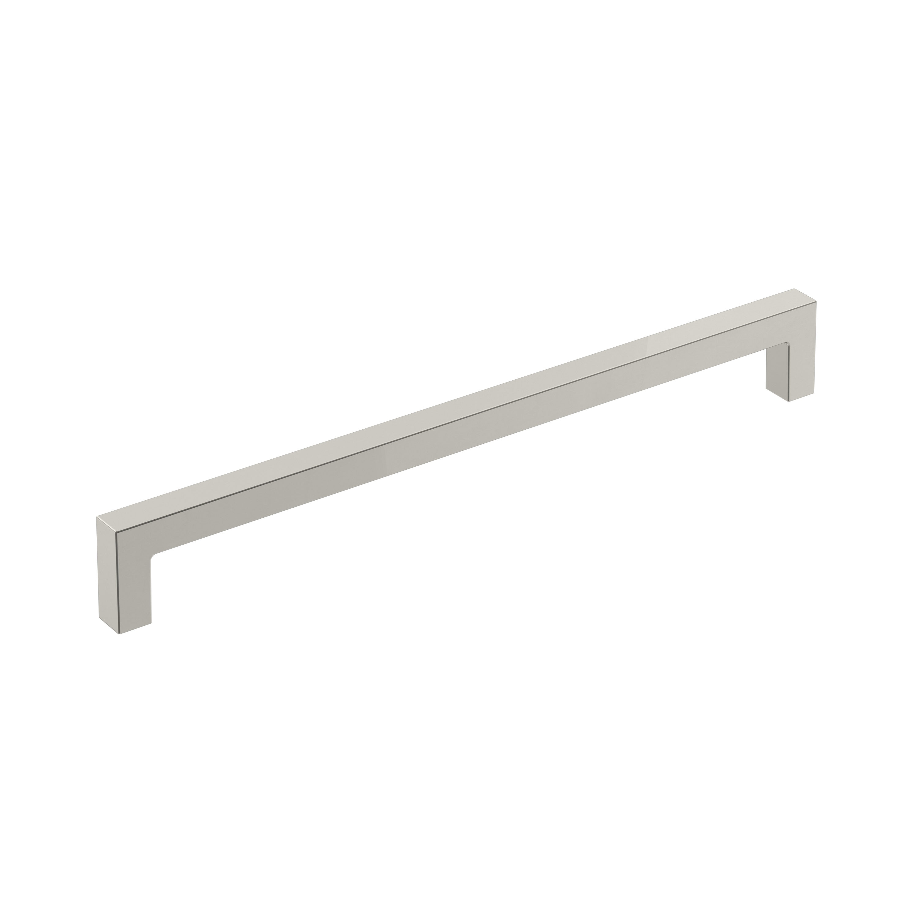 Amerock BP36909PN Monument 8-13/16-in , 224mm Center to Center Polished Nickel Rectangular Bar