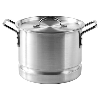 IMUSA MEXICANA-34 32-Quart Tamale and Seafood Steamer, Silver