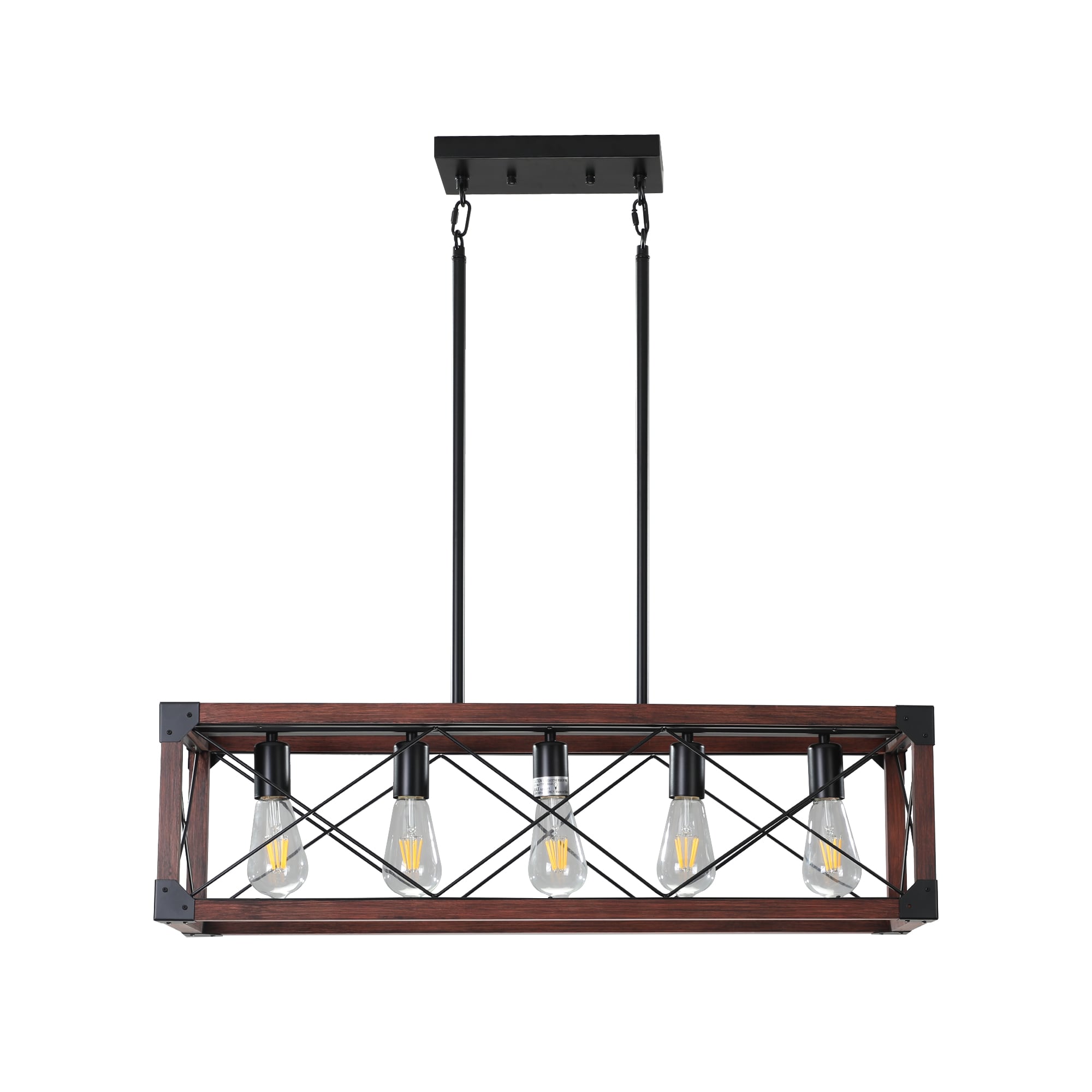 Iseryn Chandelier 5 -Light Multiple colors Iron Chandelier