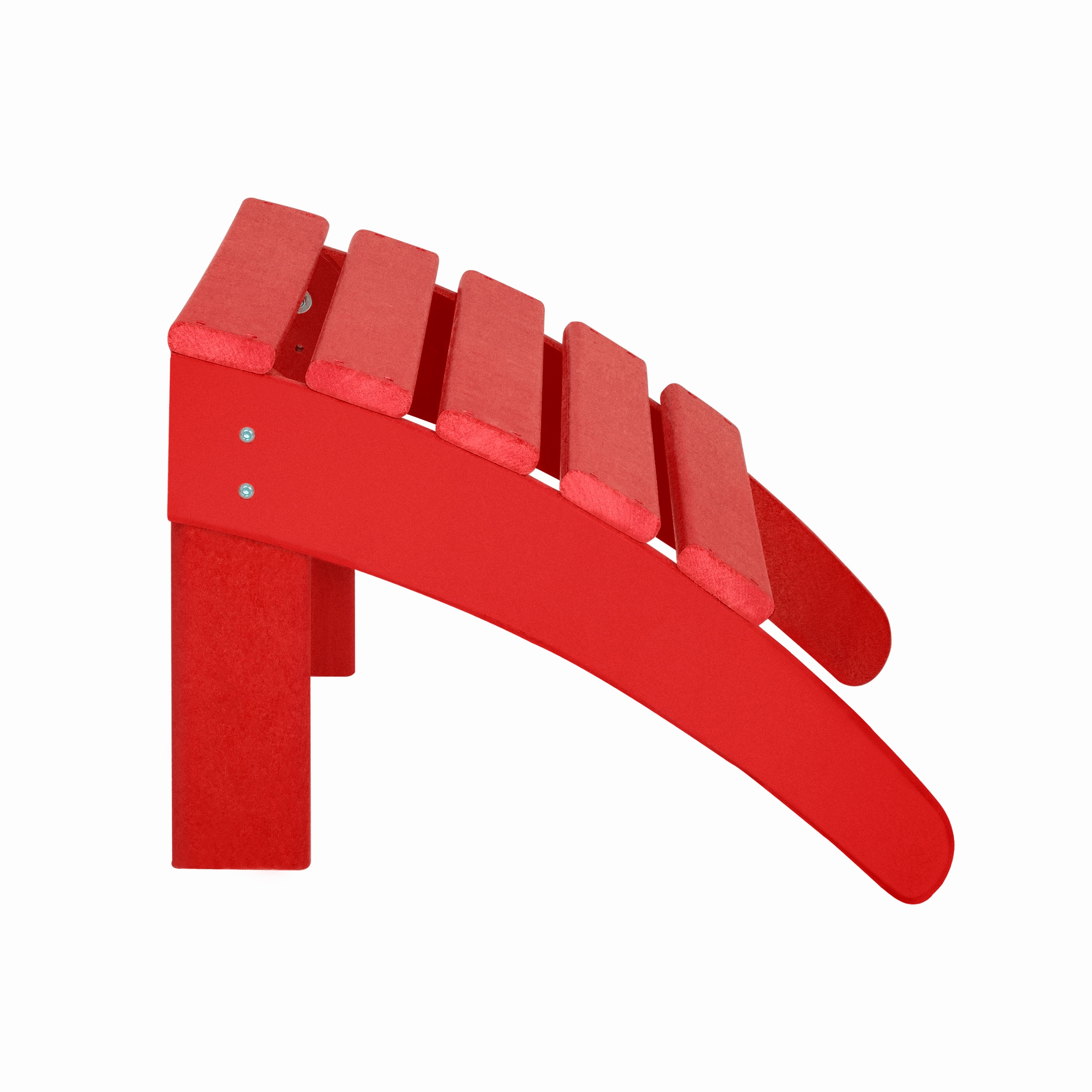 Red Plastic Adirondack Armchair Set for 2, 32" x 35.25"