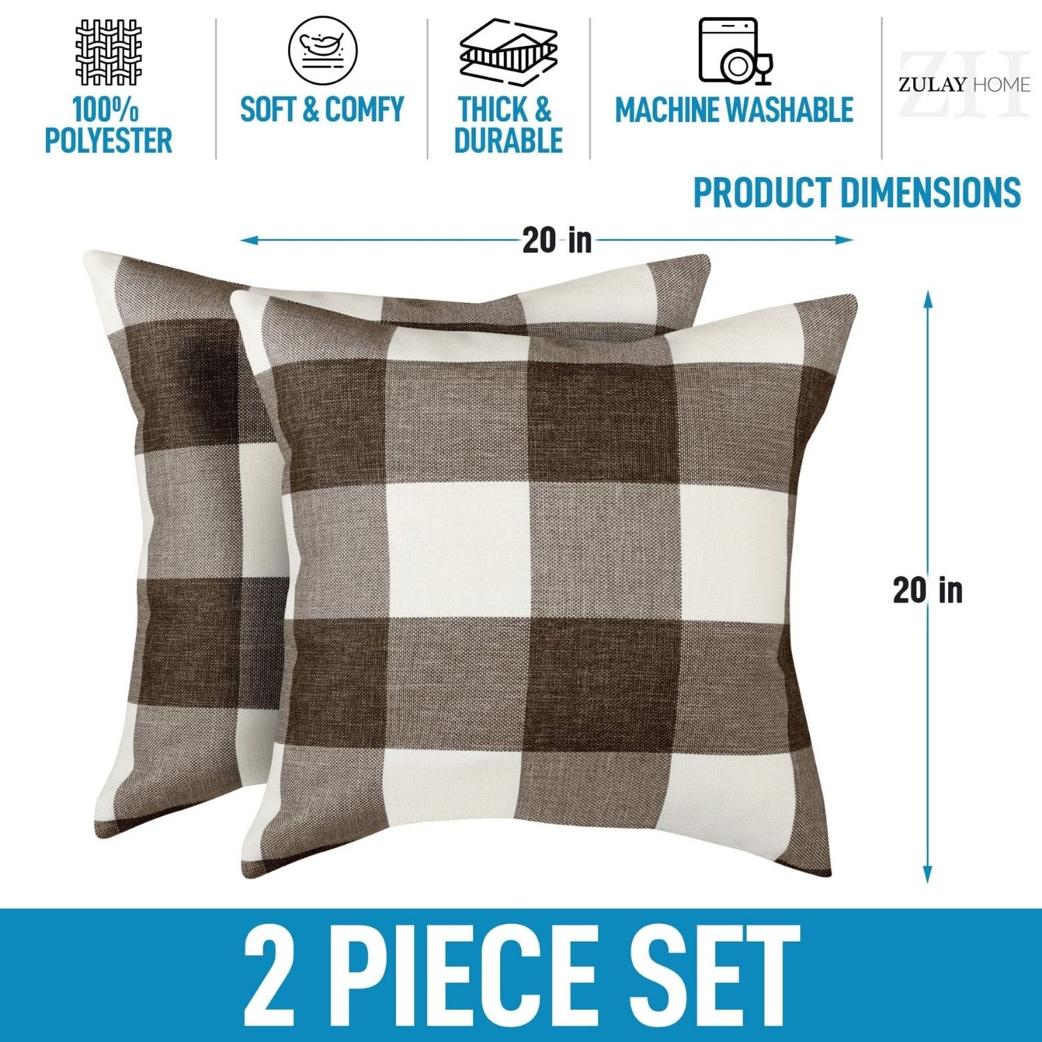 Zulay Kitchen X002RJ1Q1P Pillow-Cases - View #3